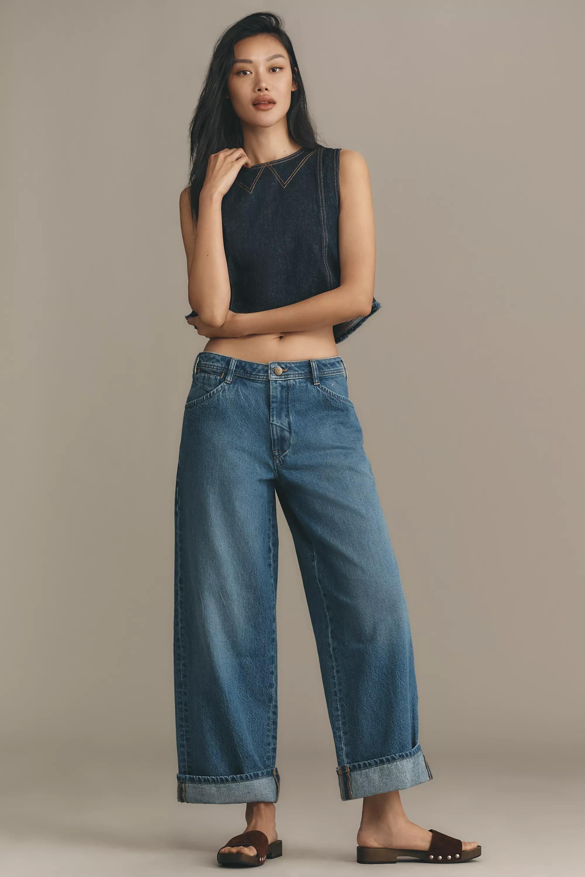 Anthropologie Jeans Wide-Leg, Blue, , large image number 0