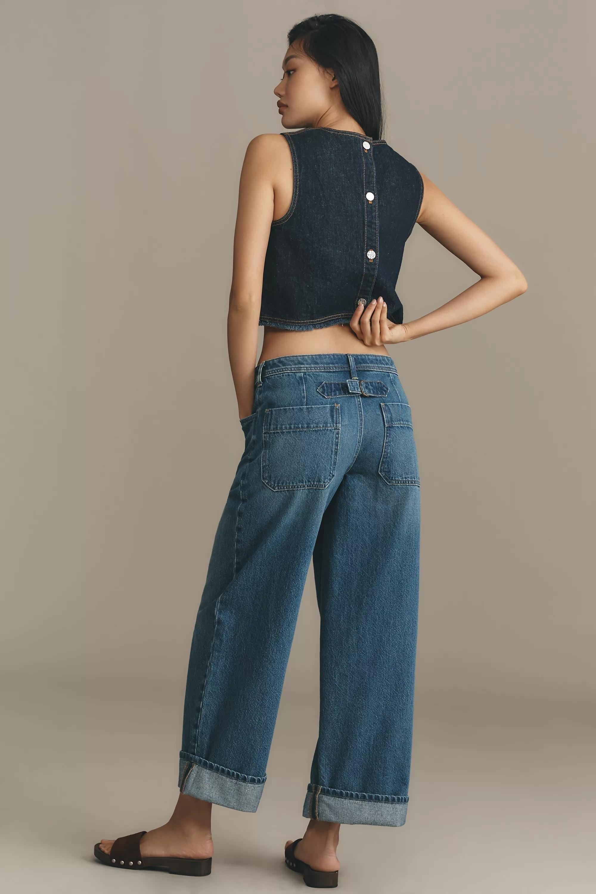 Anthropologie Jeans Wide-Leg, Blue, , large image number 1