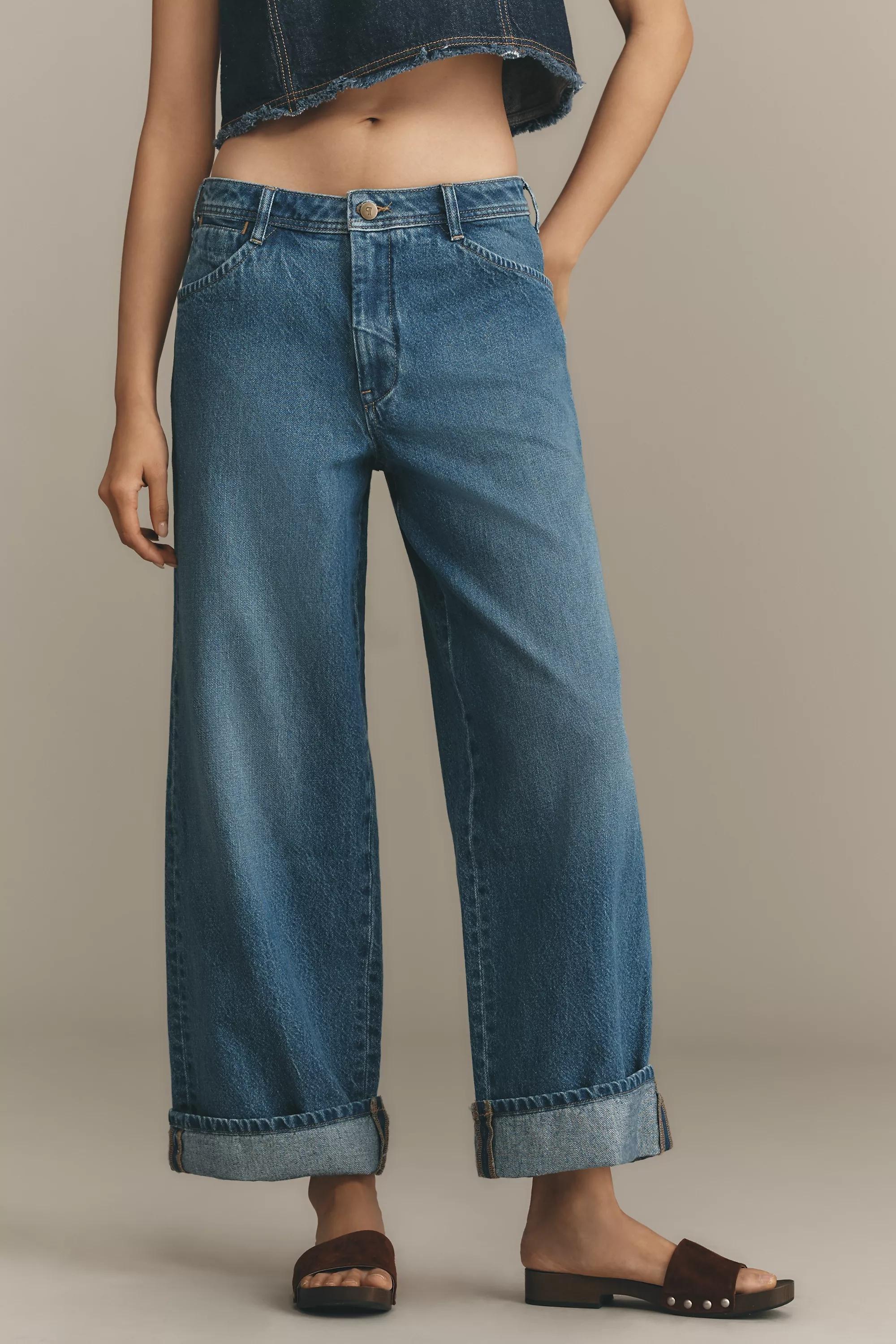 Anthropologie Jeans Wide-Leg, Blue, , large image number 2