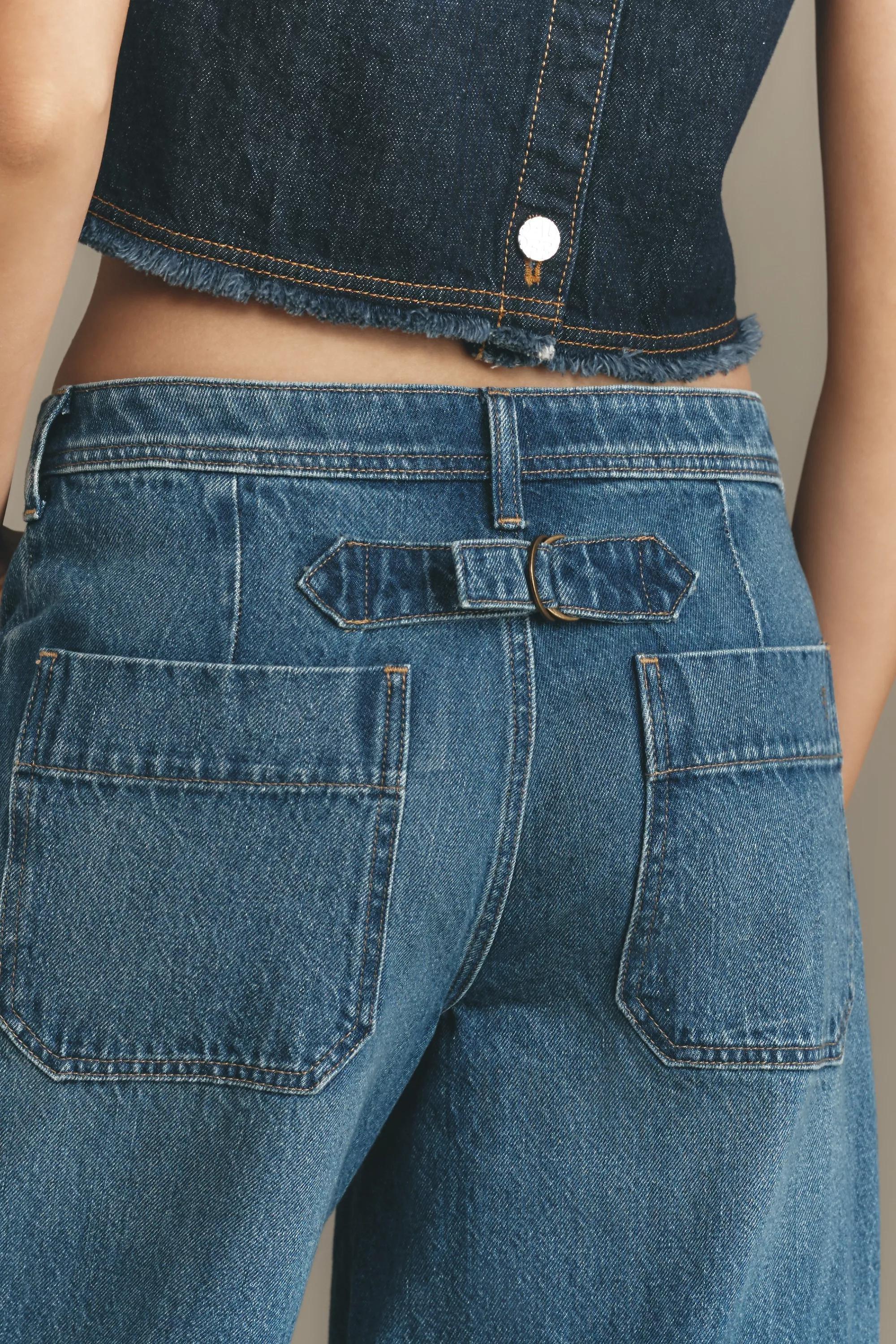 Anthropologie Jeans Wide-Leg, Blue, , large image number 3