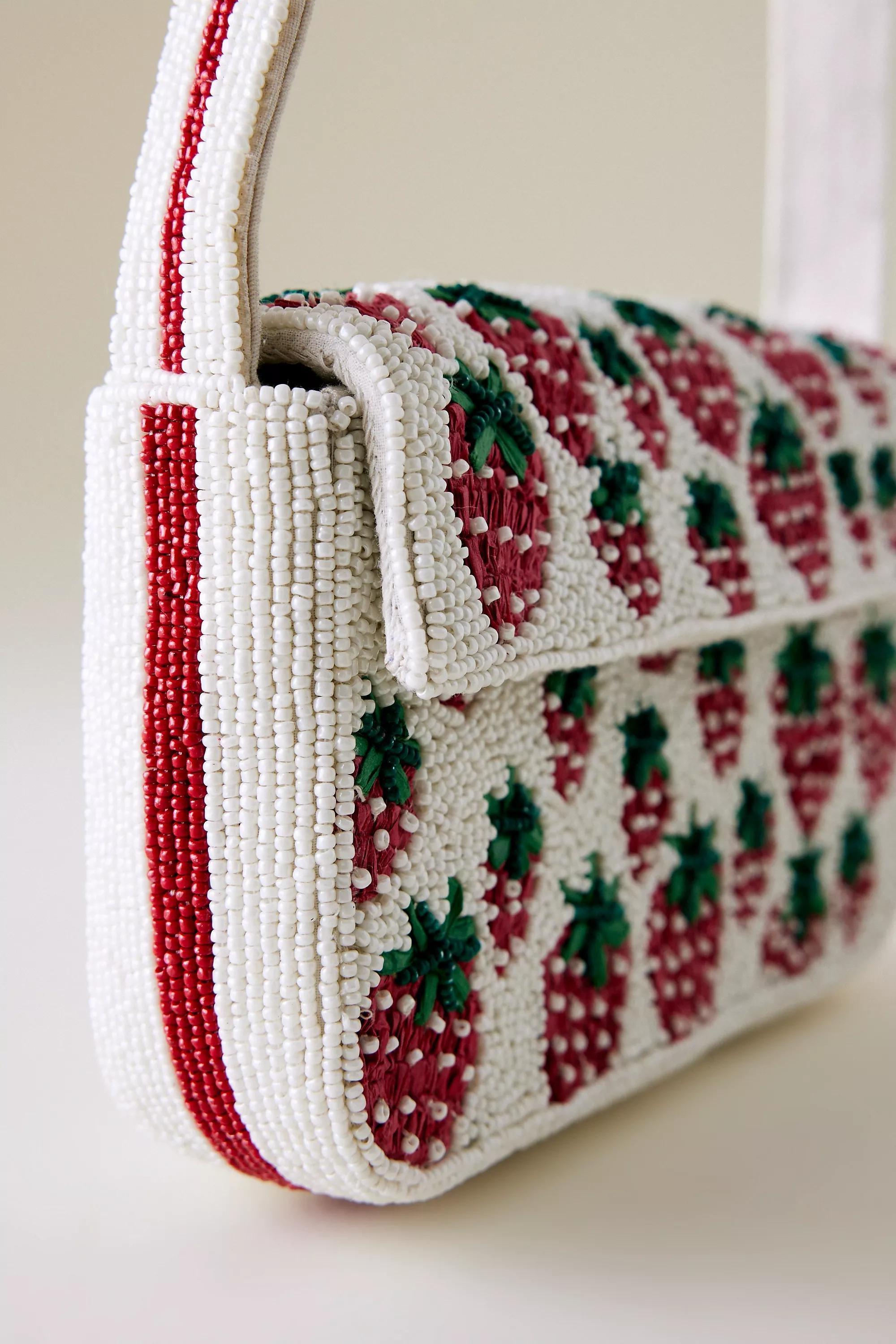 Anthropologie Handmade Beaded Bag, A501_0012, medium