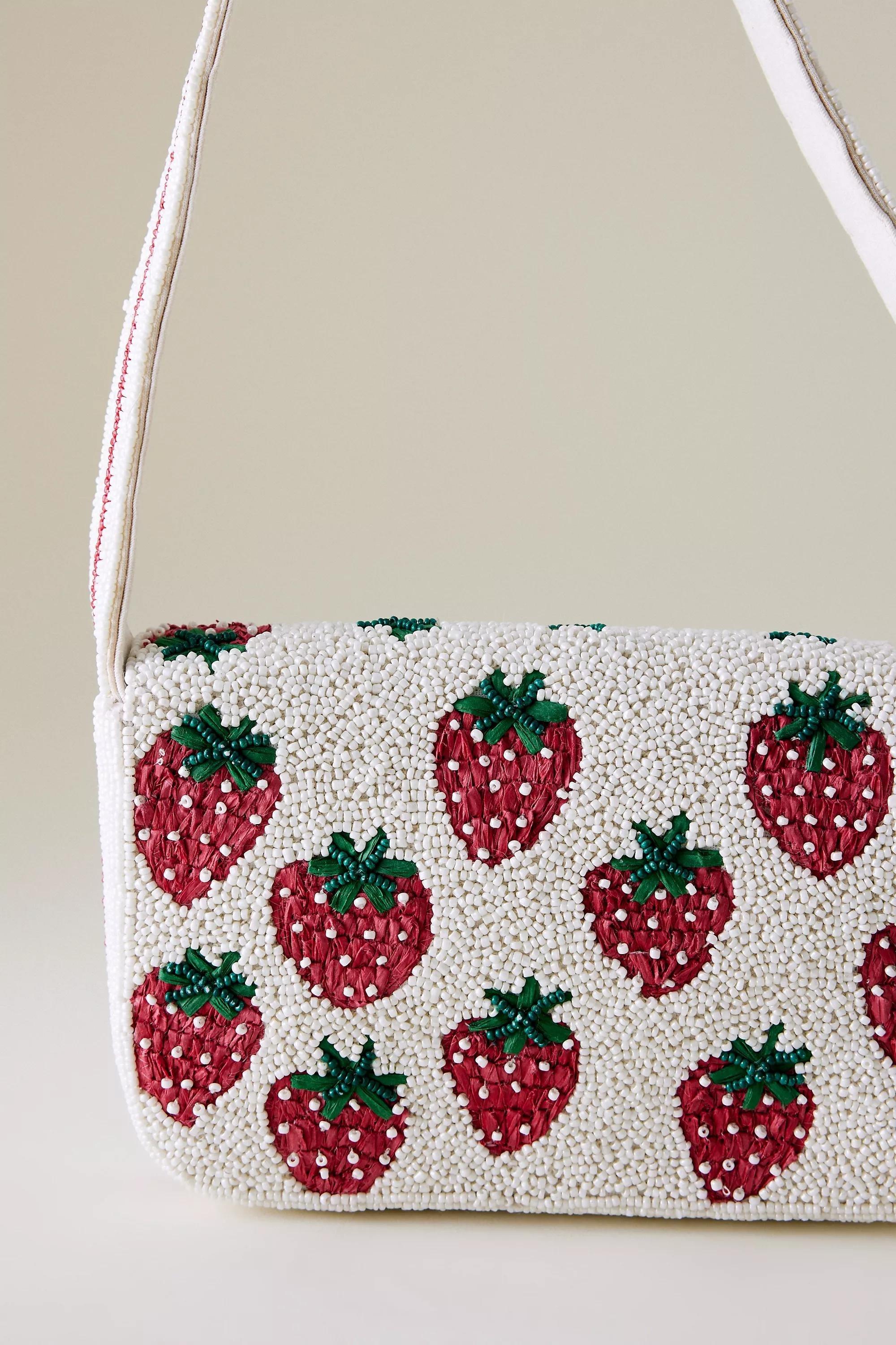 Anthropologie Handmade Beaded Bag, A501_0012, medium