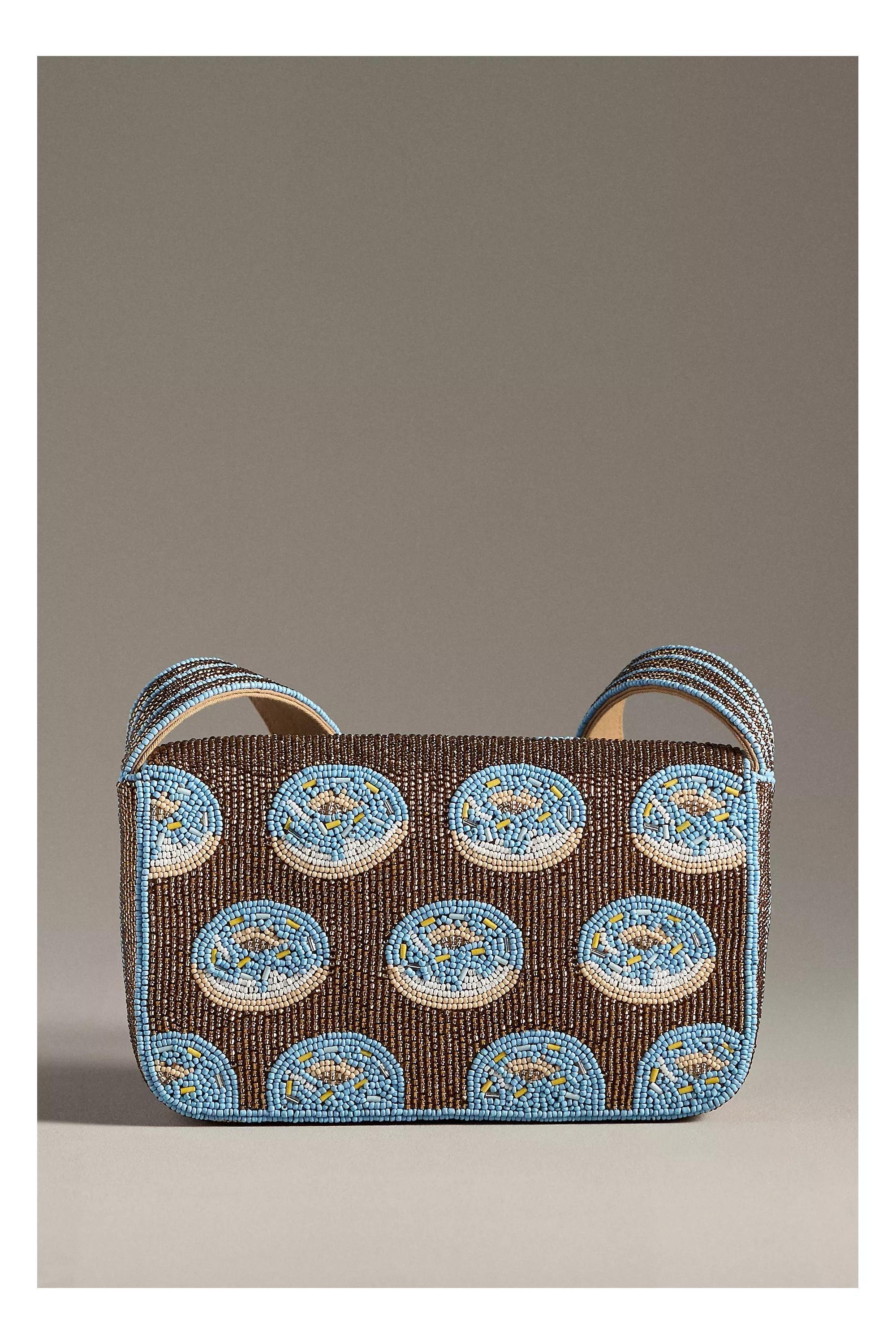 The Fiona Beaded Bag, Brown, A501_0020, large image number 1