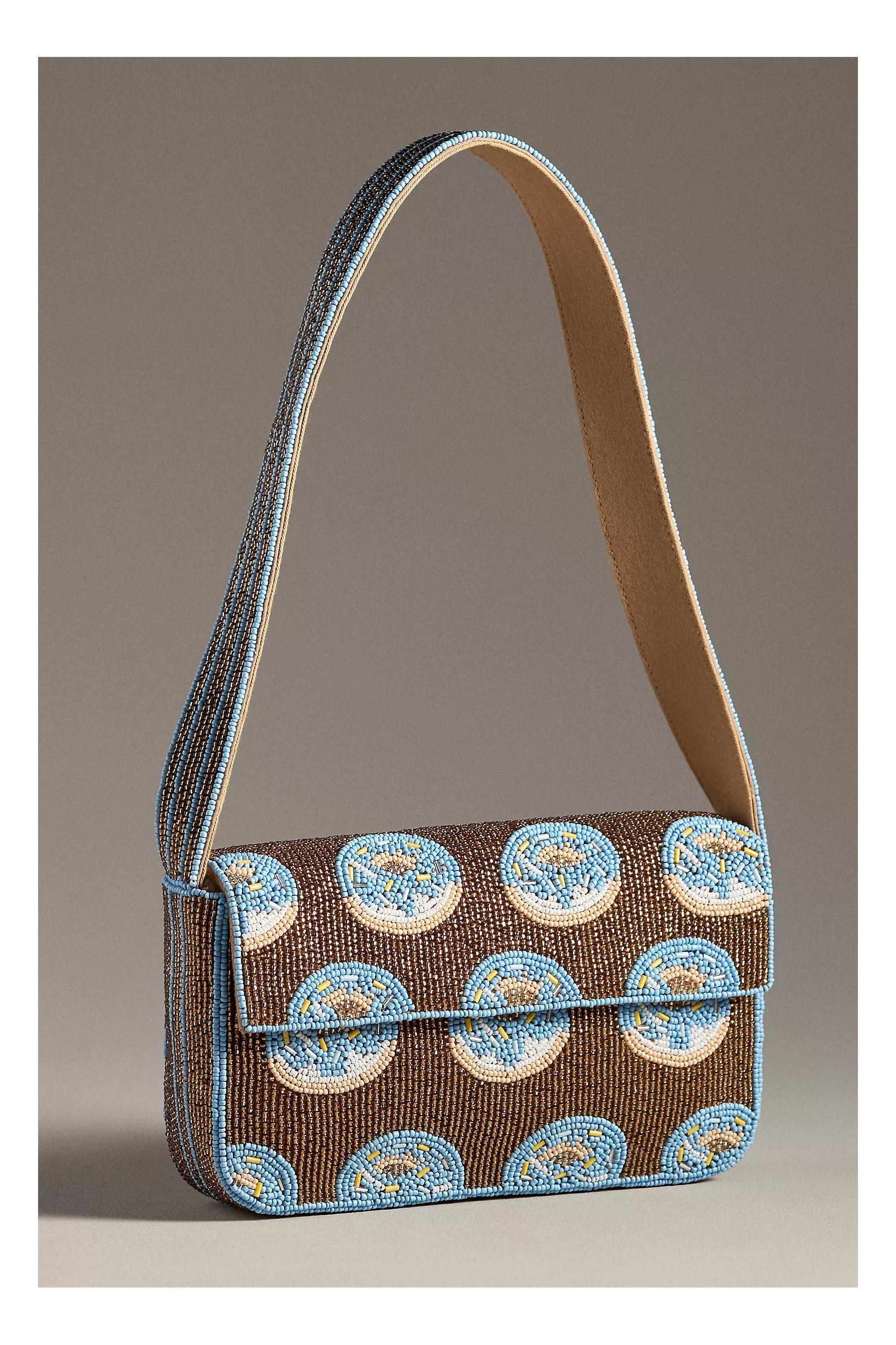 The Fiona Beaded Bag, Brown, A501_0020, large image number 3