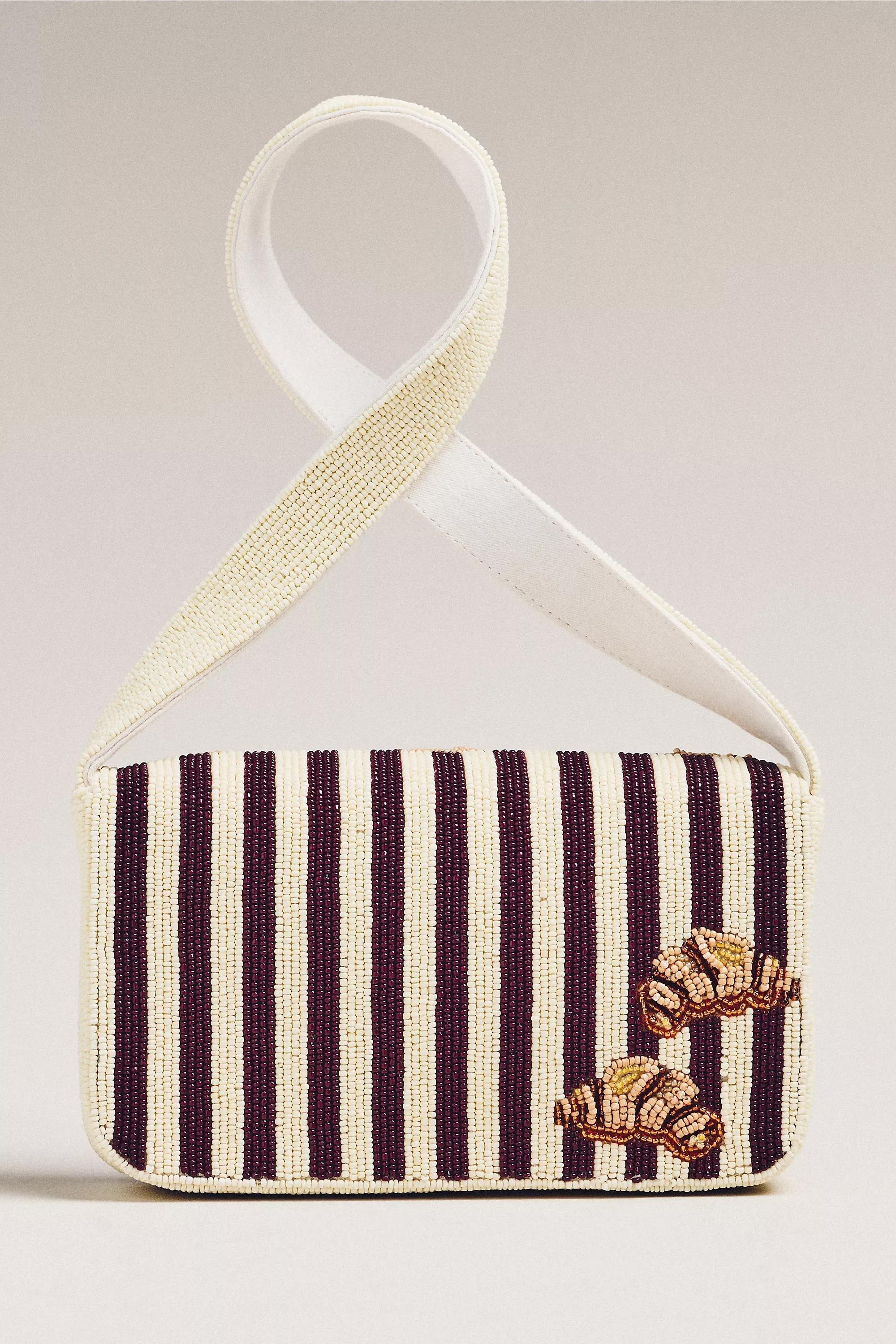 The Fiona Beaded Bag, Brown, A501_0021, large image number 3
