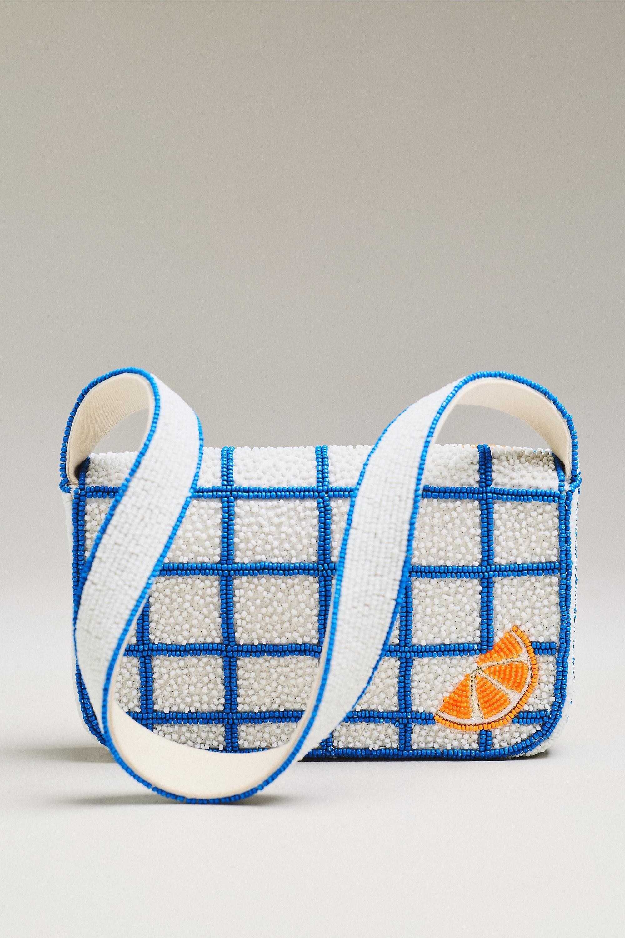 The Fiona Beaded Bag, Navy, A501_0042, large image number 1