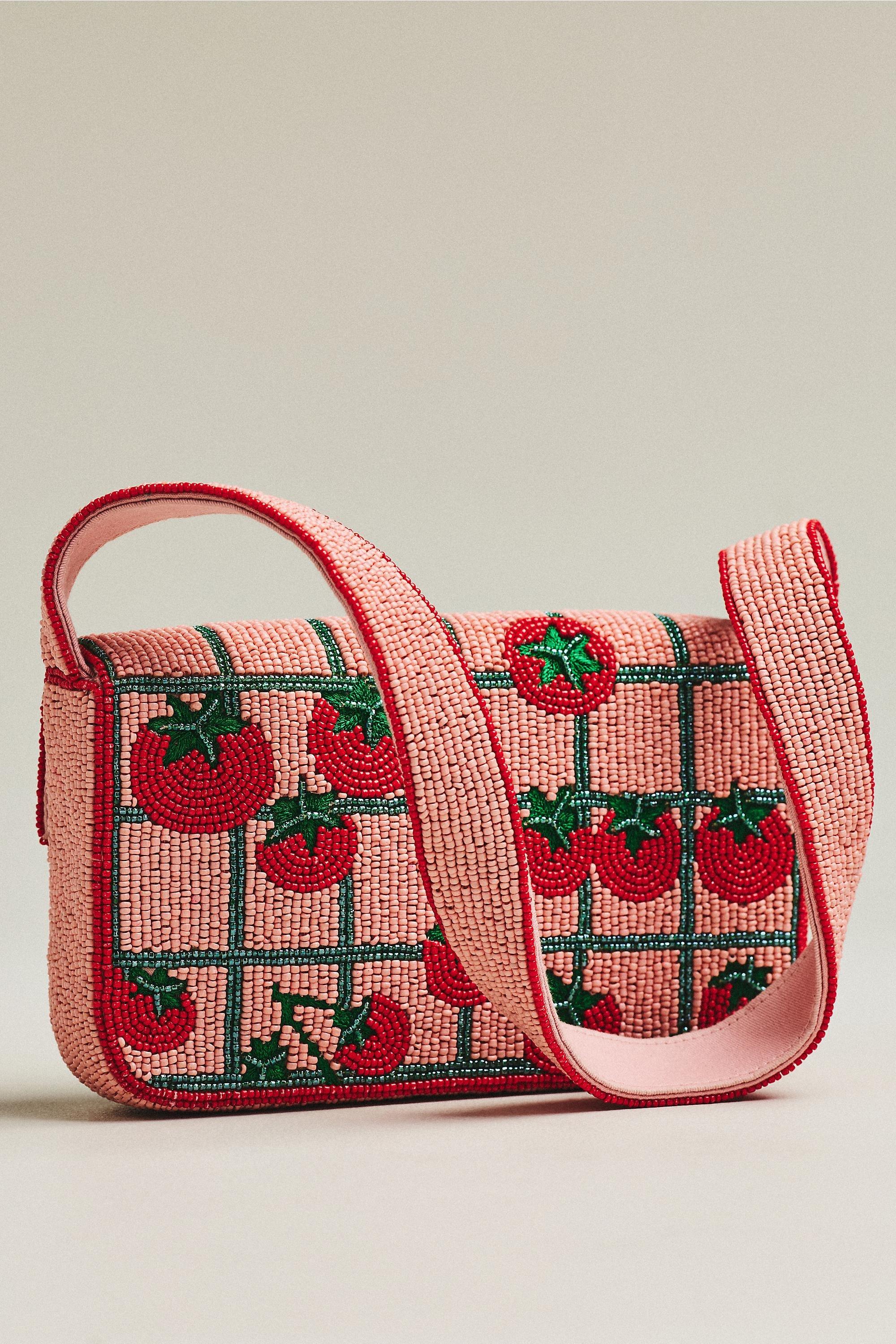 The Fiona Beaded Bag, Red, A501_0063, large image number 3