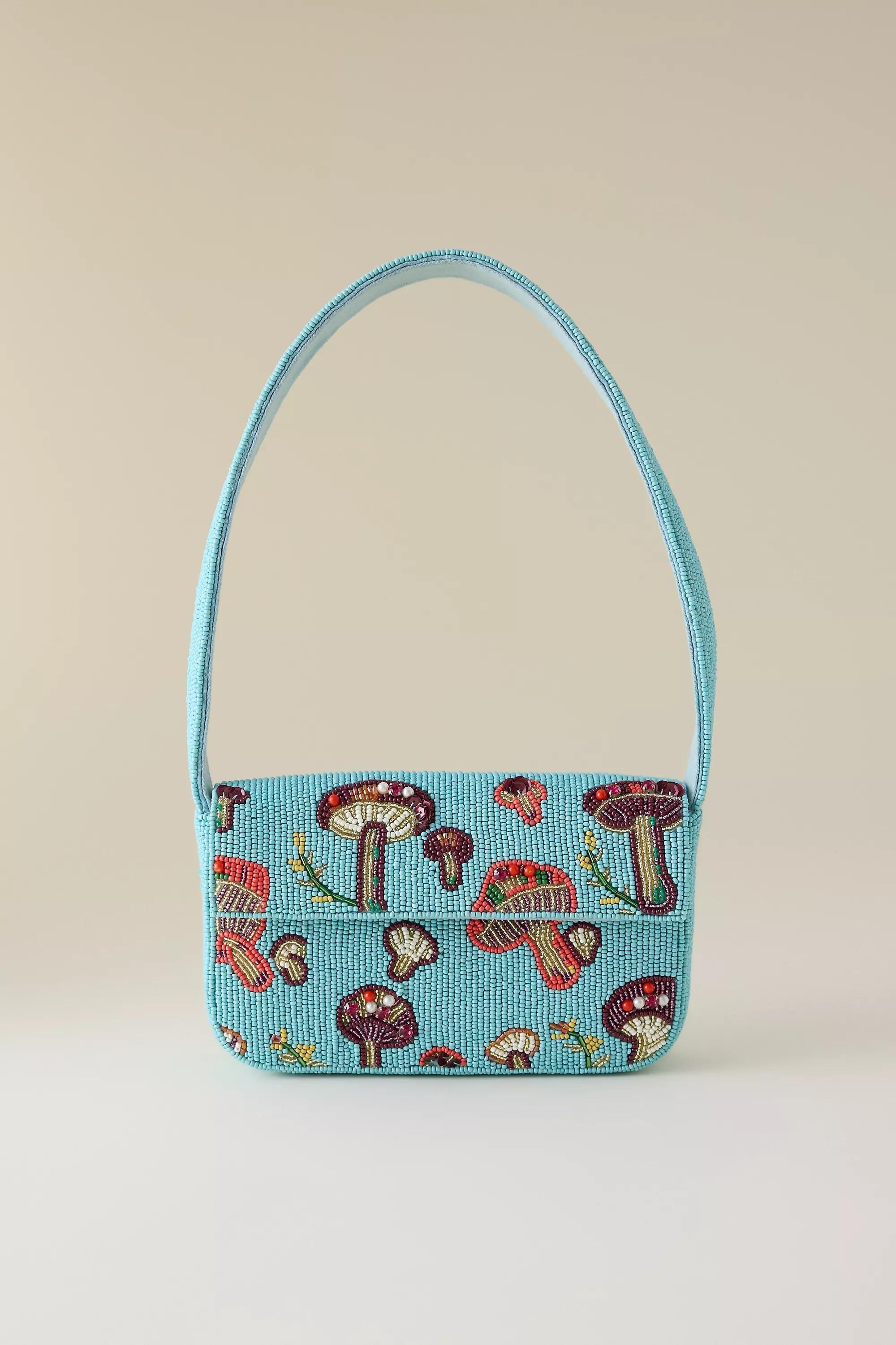 The Fiona Beaded Bag, Blue, A501_0092, large image number 0