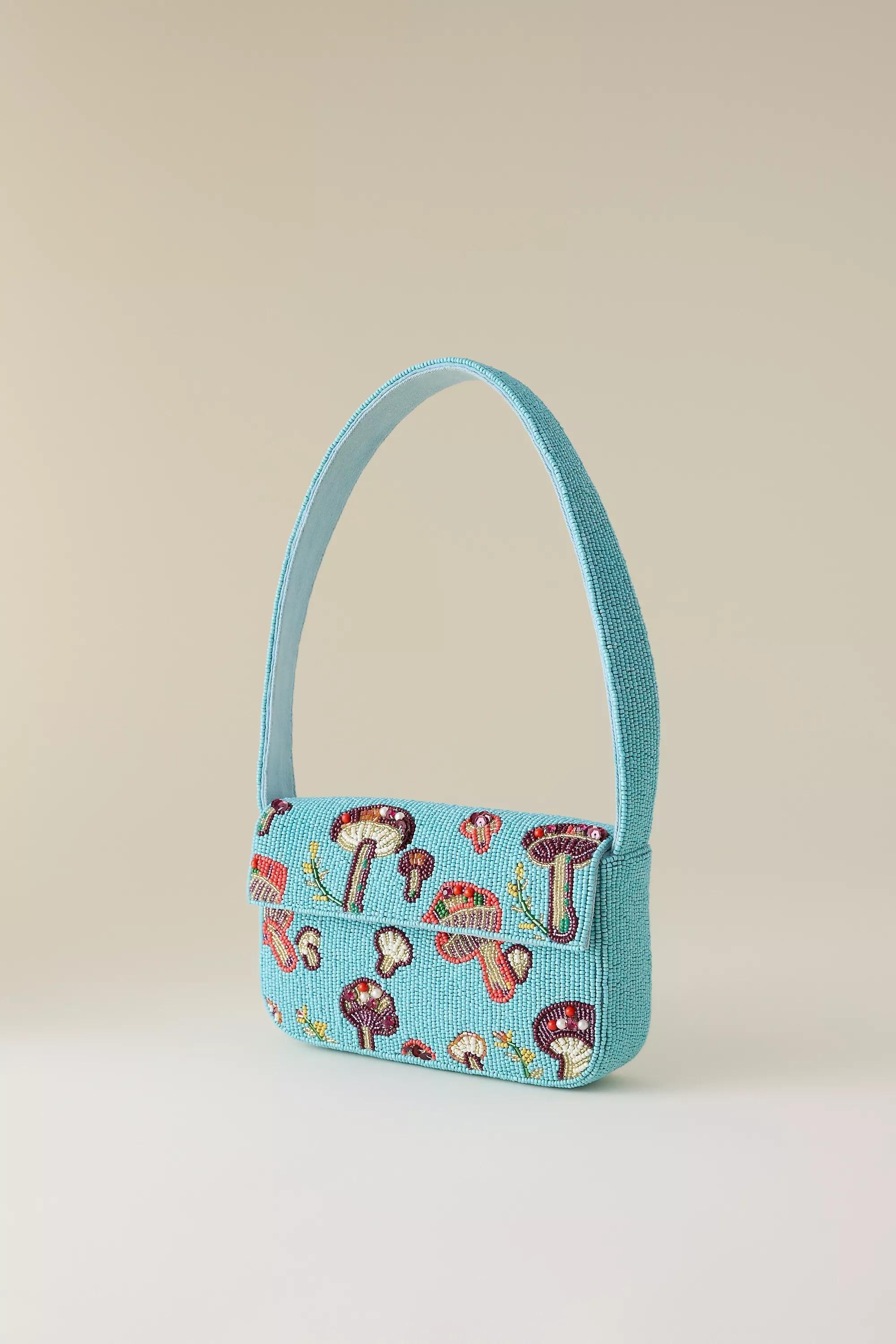 The Fiona Beaded Bag, Blue, A501_0092, large image number 2