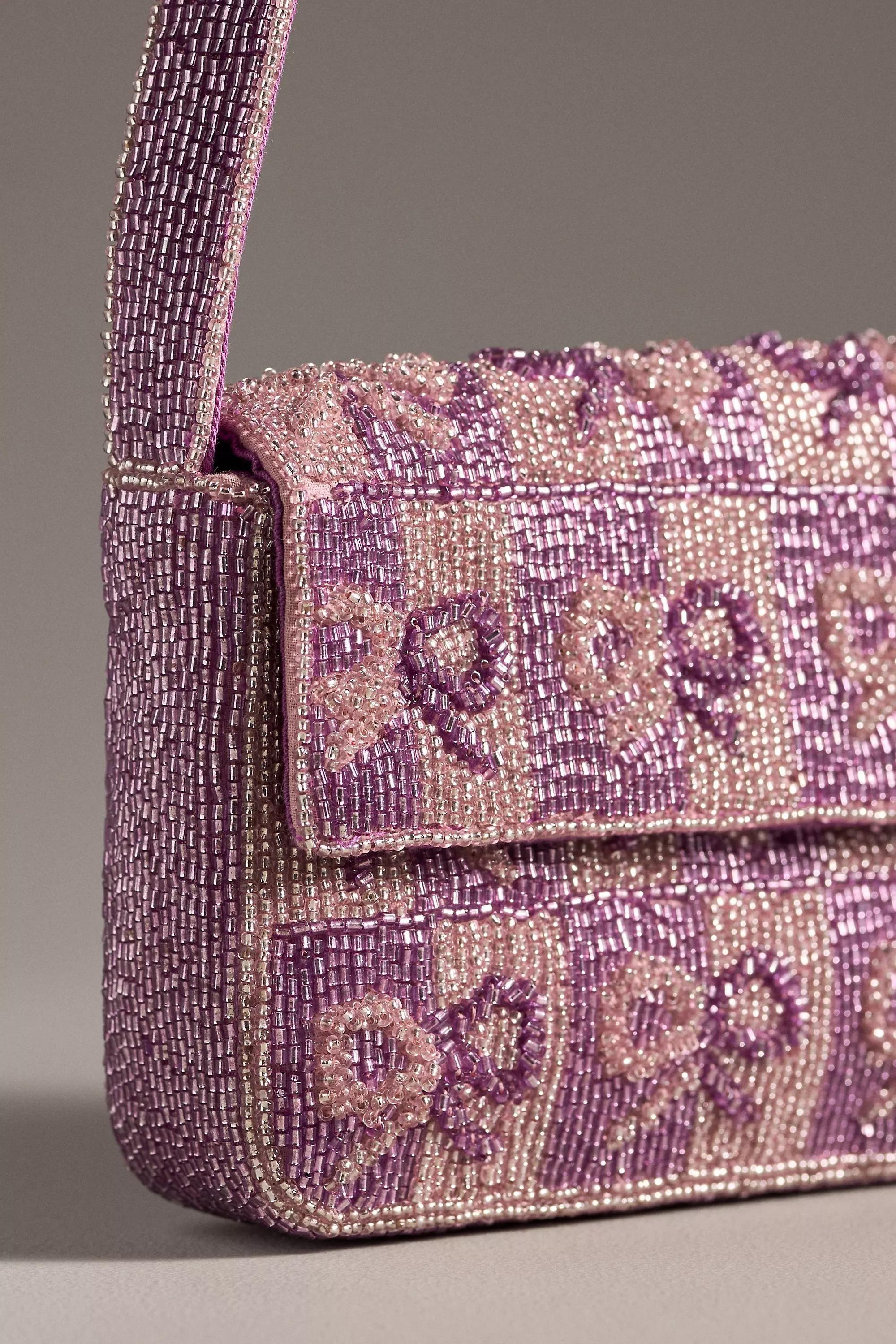 Anthropologie Embellishment Handmade, Purple, A501_0050, large image number 2