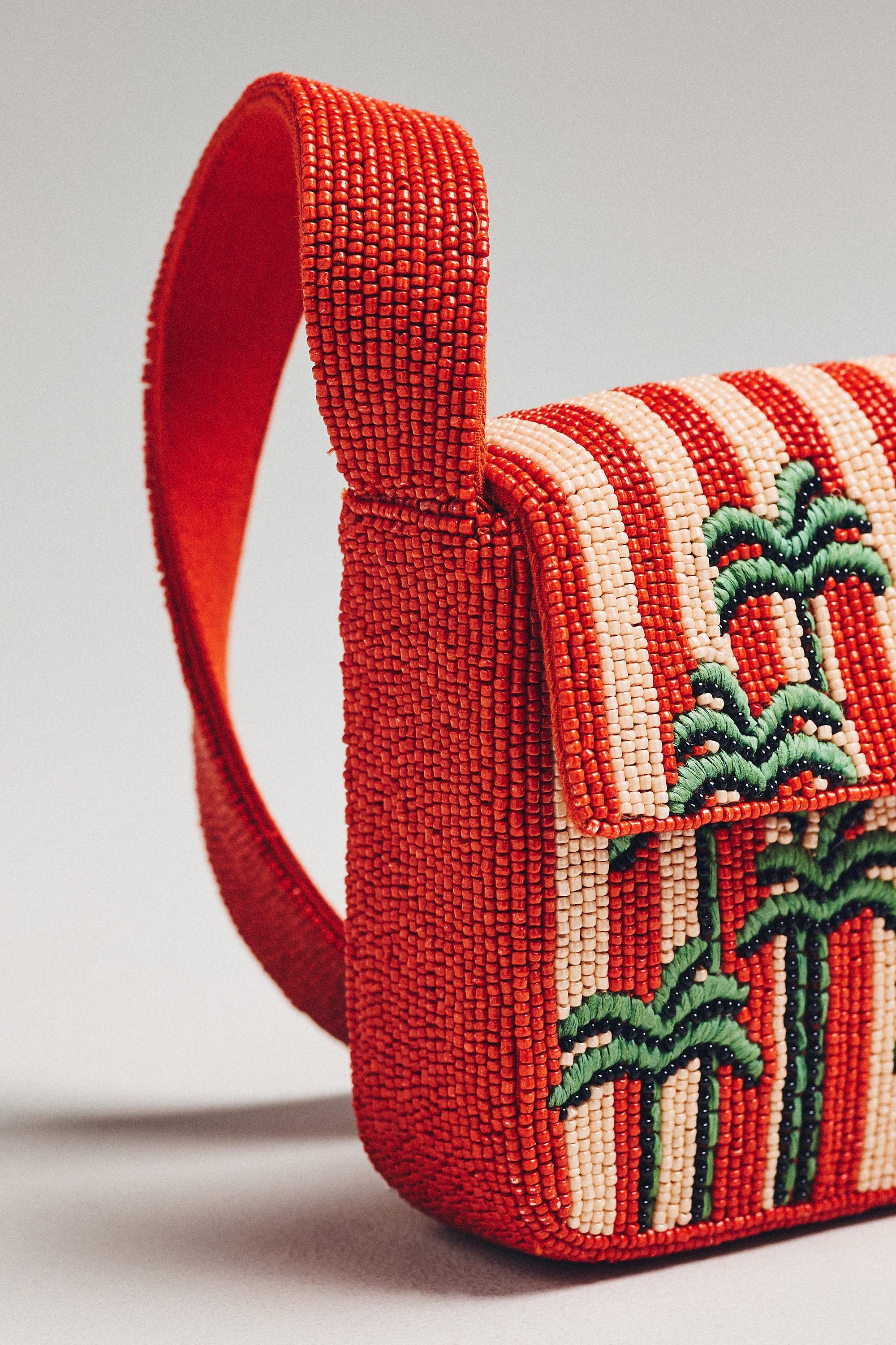 The Fiona Beaded Bag: Icon Edition, Orange, Orange, large image number 2