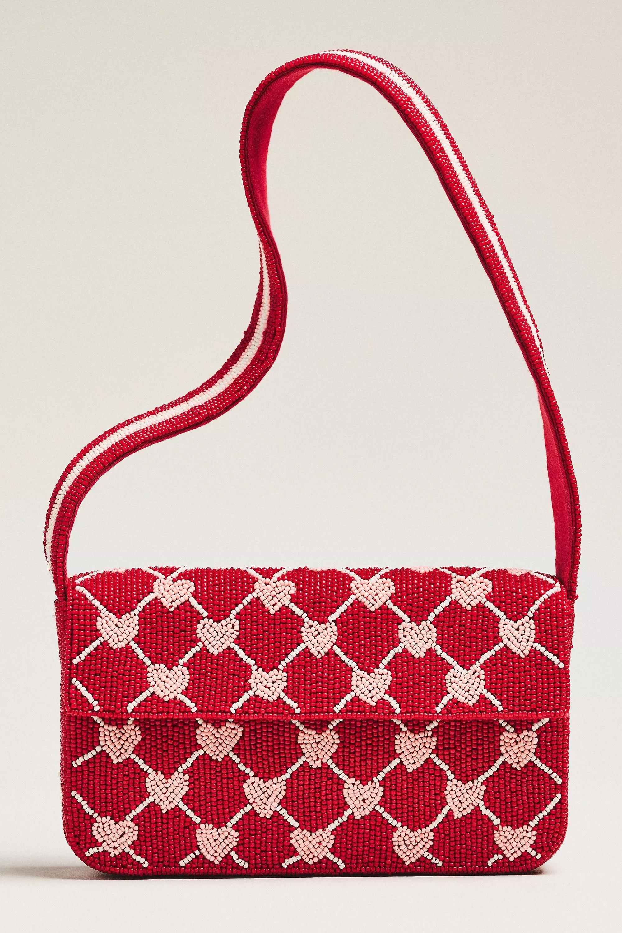 The Fiona Beaded Bag, Red, A501_0260, large image number 0