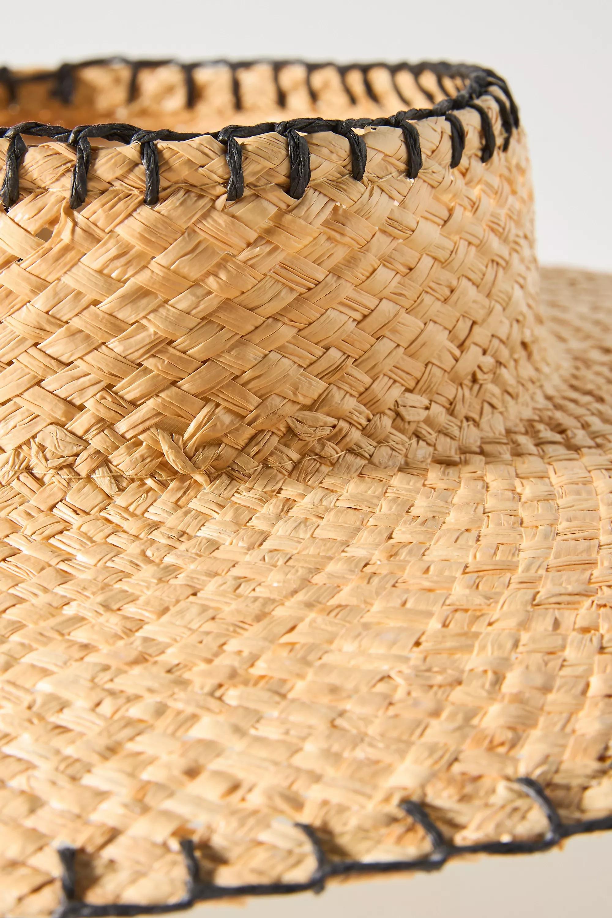 Wyeth Julia Straw Visor, Beige, A501_0016, large image number 3