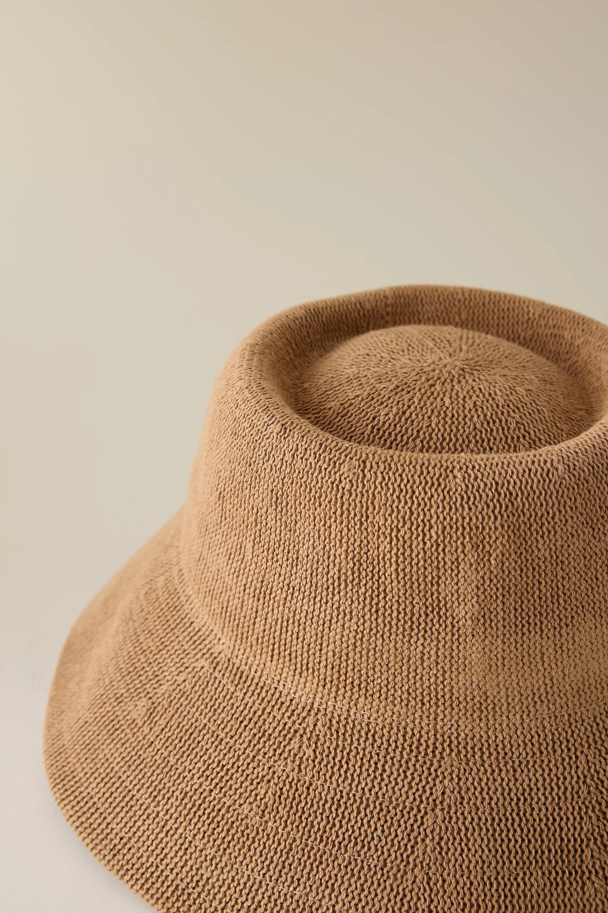 Wyeth Knit Bucket Hat, Brown, A501_0222, large image number 1