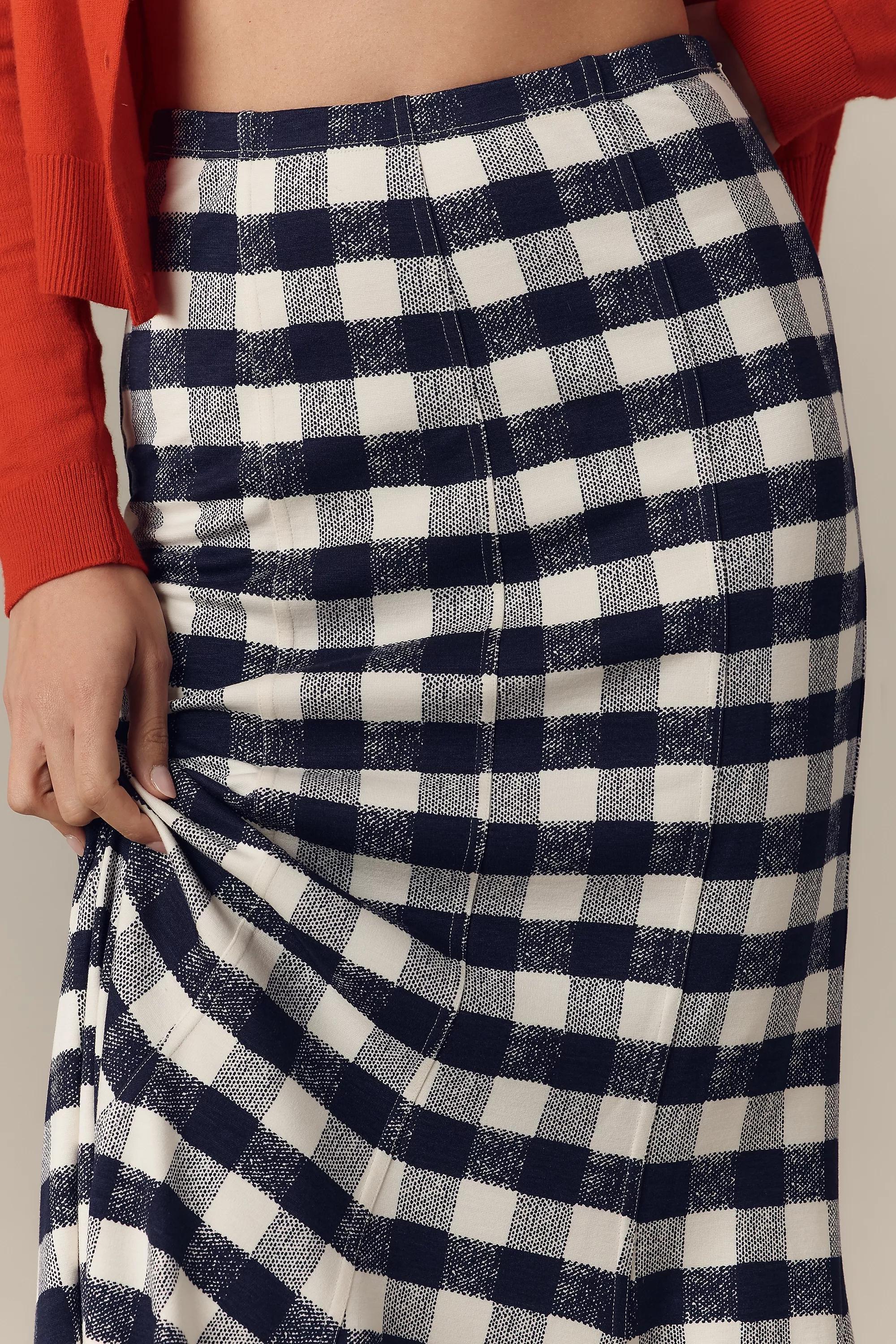 By Maeve Flared Midi Skirt, Blue, , large image number 2