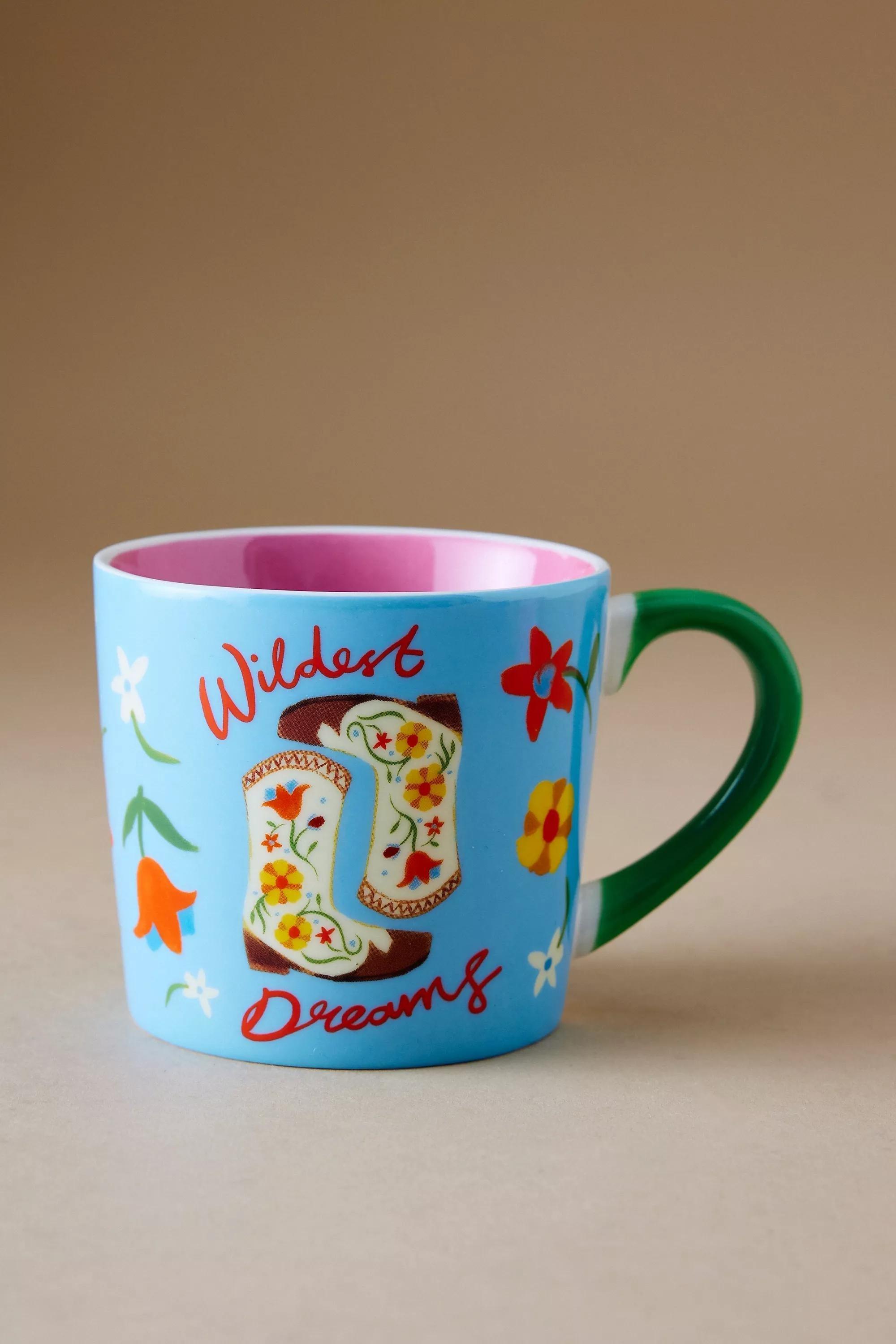By Eleanor Bowmer Wildest Dreams Mug, Blue, A501_0048, medium