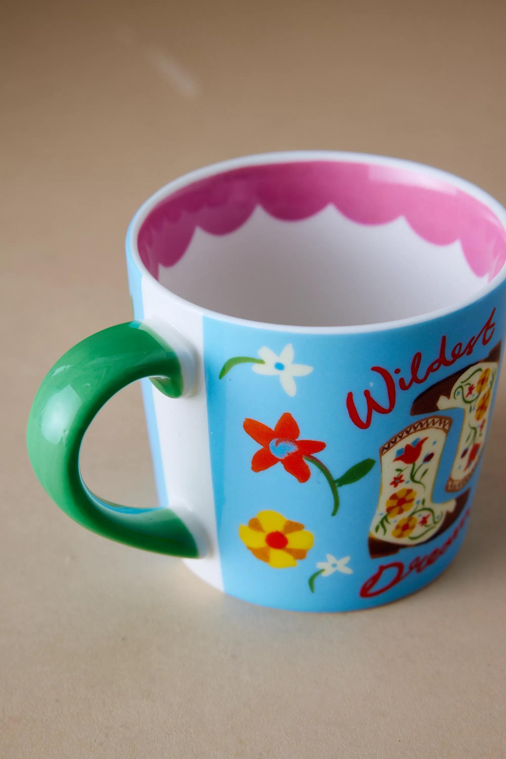 By Eleanor Bowmer Wildest Dreams Mug, Blue, A501_0048, large image number 1