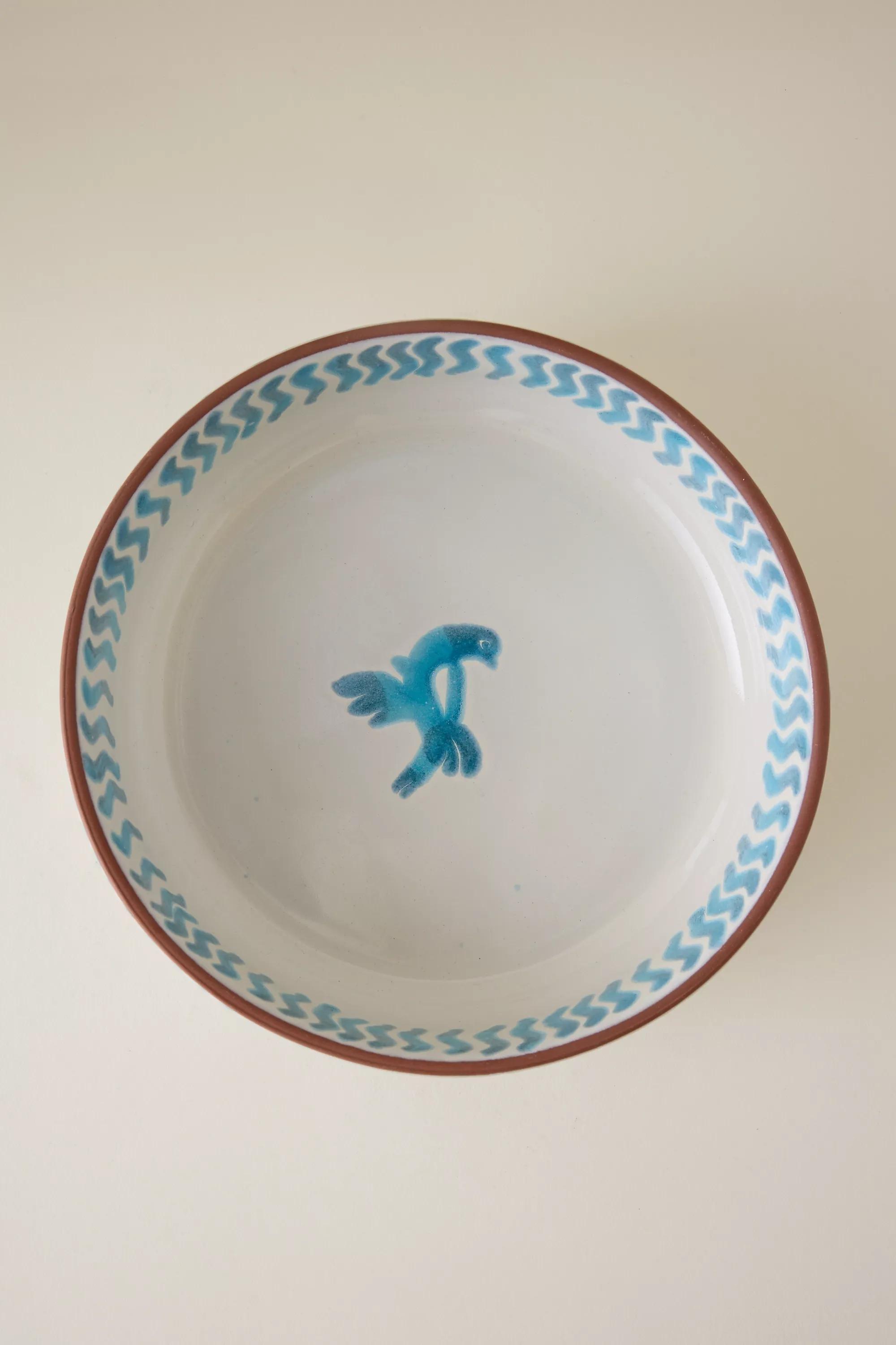 TURQUOISE The Mediterranean Dish Glazed Terracotta Grain Bowl, A501_0046, large image number 0