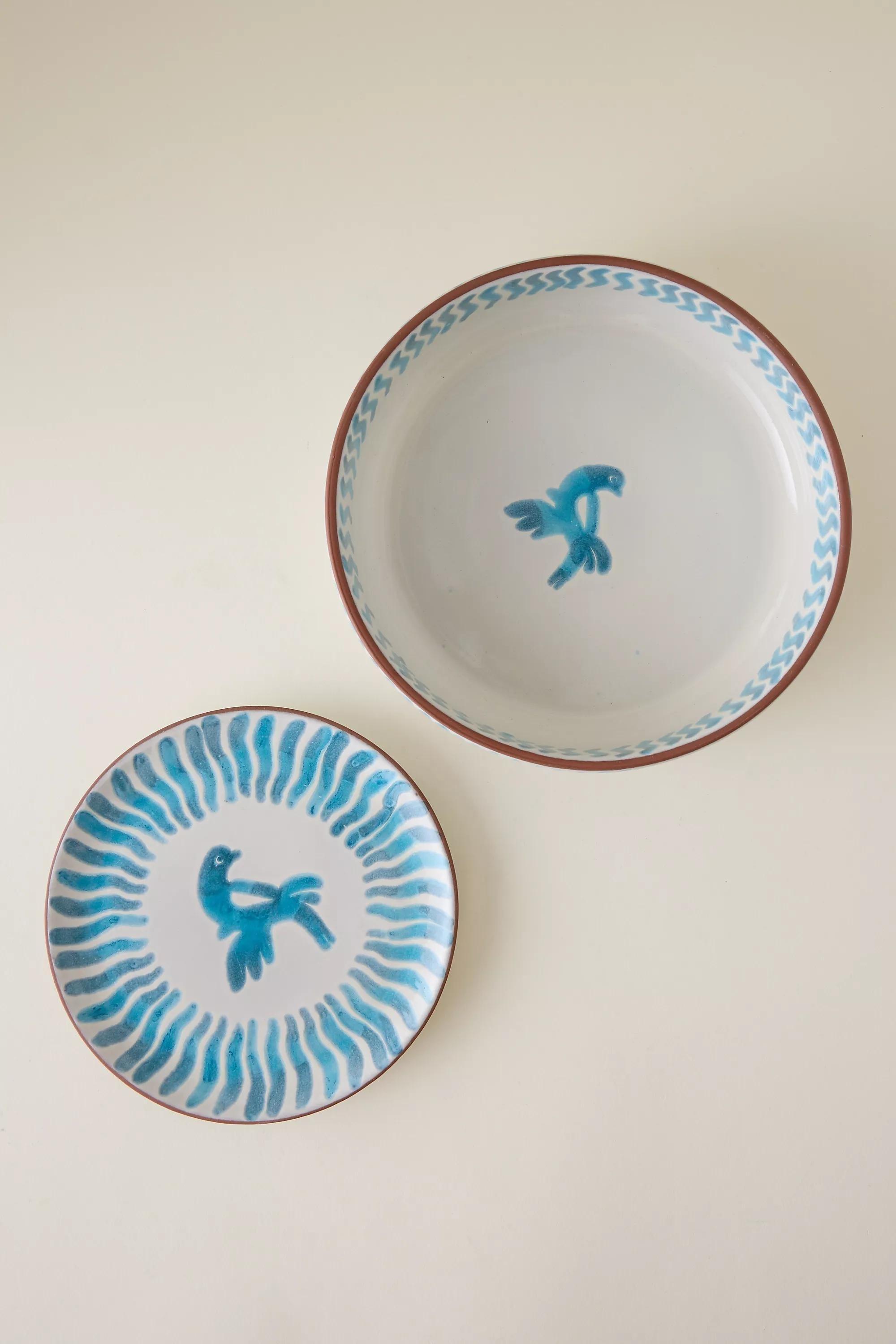 TURQUOISE The Mediterranean Dish Glazed Terracotta Grain Bowl, A501_0046, large image number 2