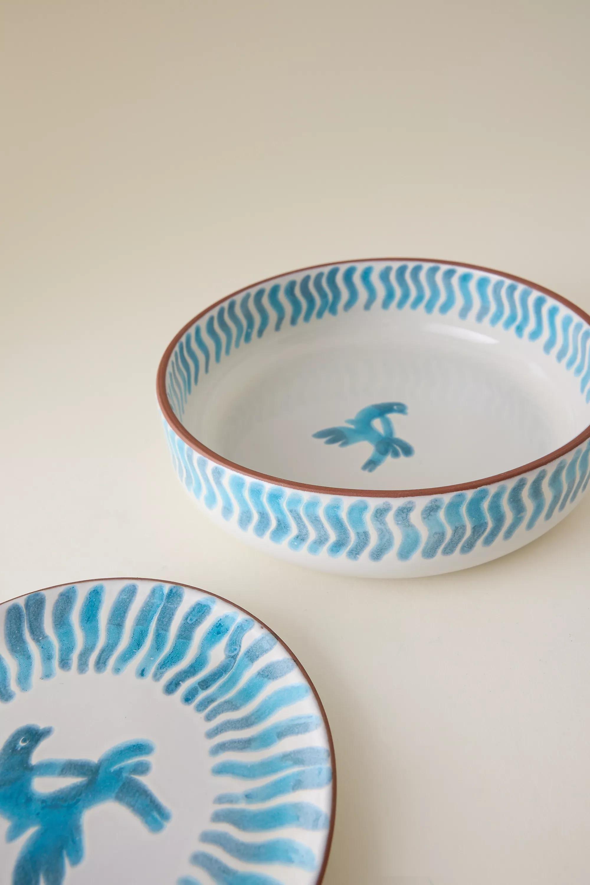 TURQUOISE The Mediterranean Dish Glazed Terracotta Grain Bowl, A501_0046, large image number 3