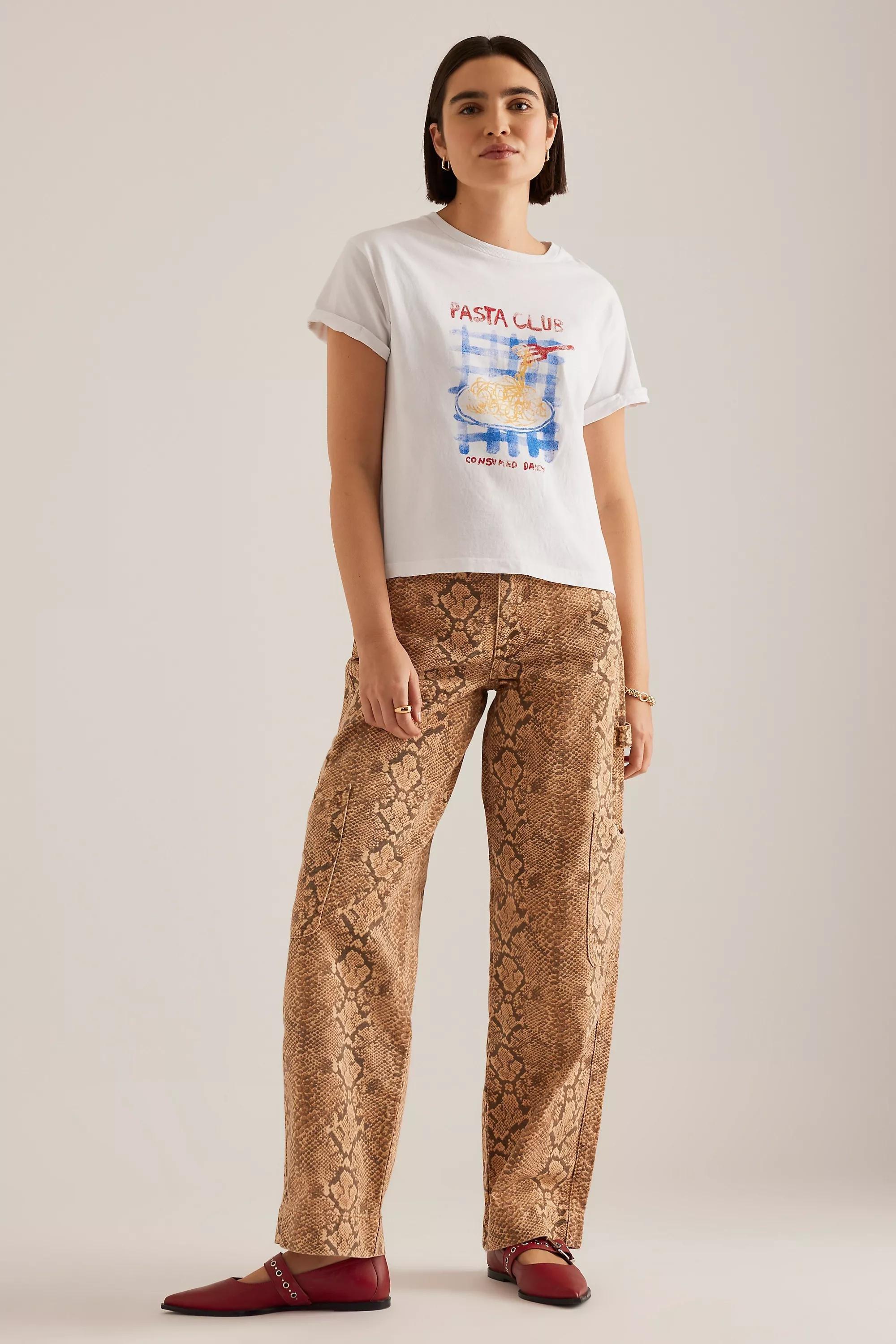 Anthropologie Printed Casual Retro, White, , large image number 3