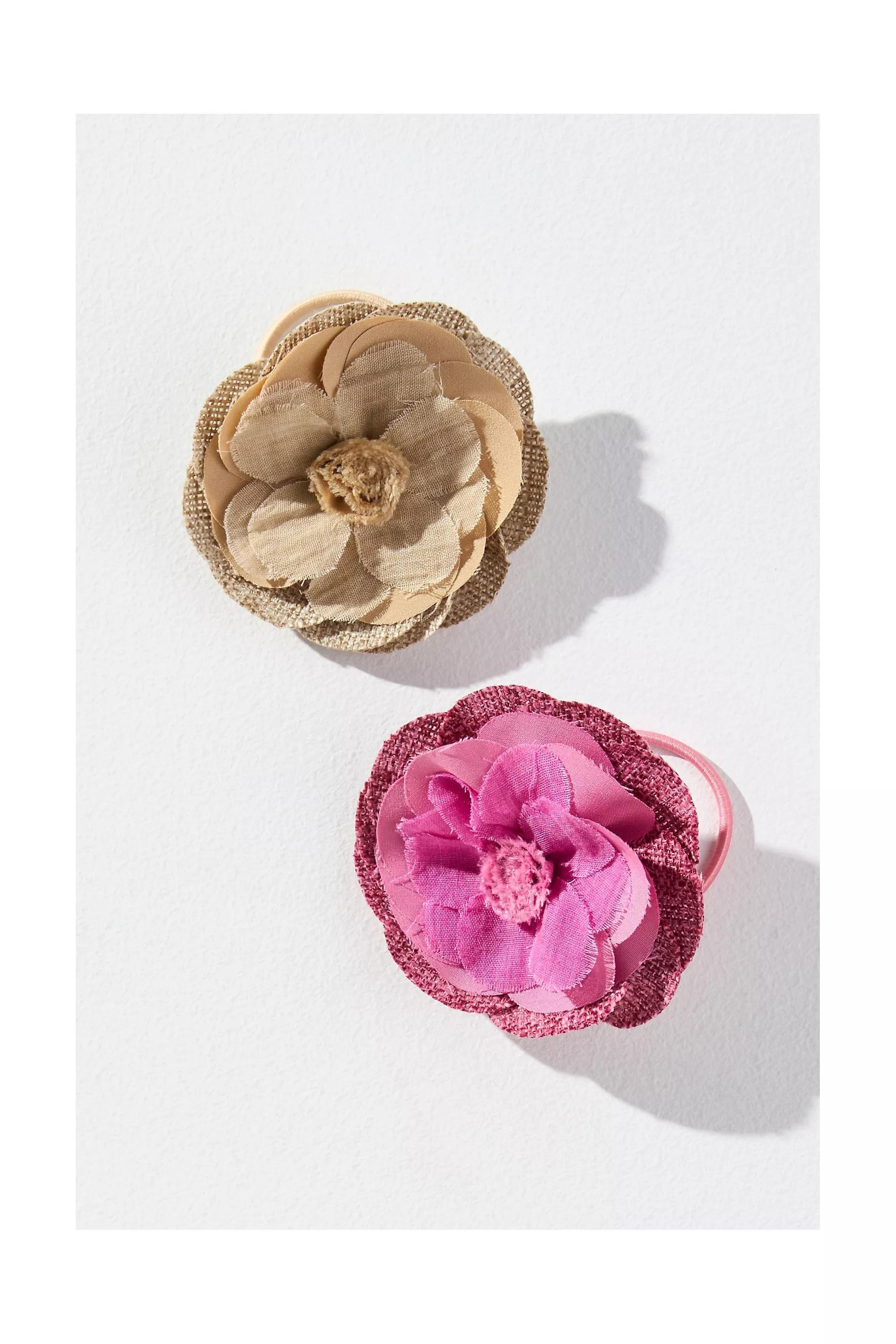 Set Of 2 Hair Ties, Kids Girls, A501_0066, large image number 0
