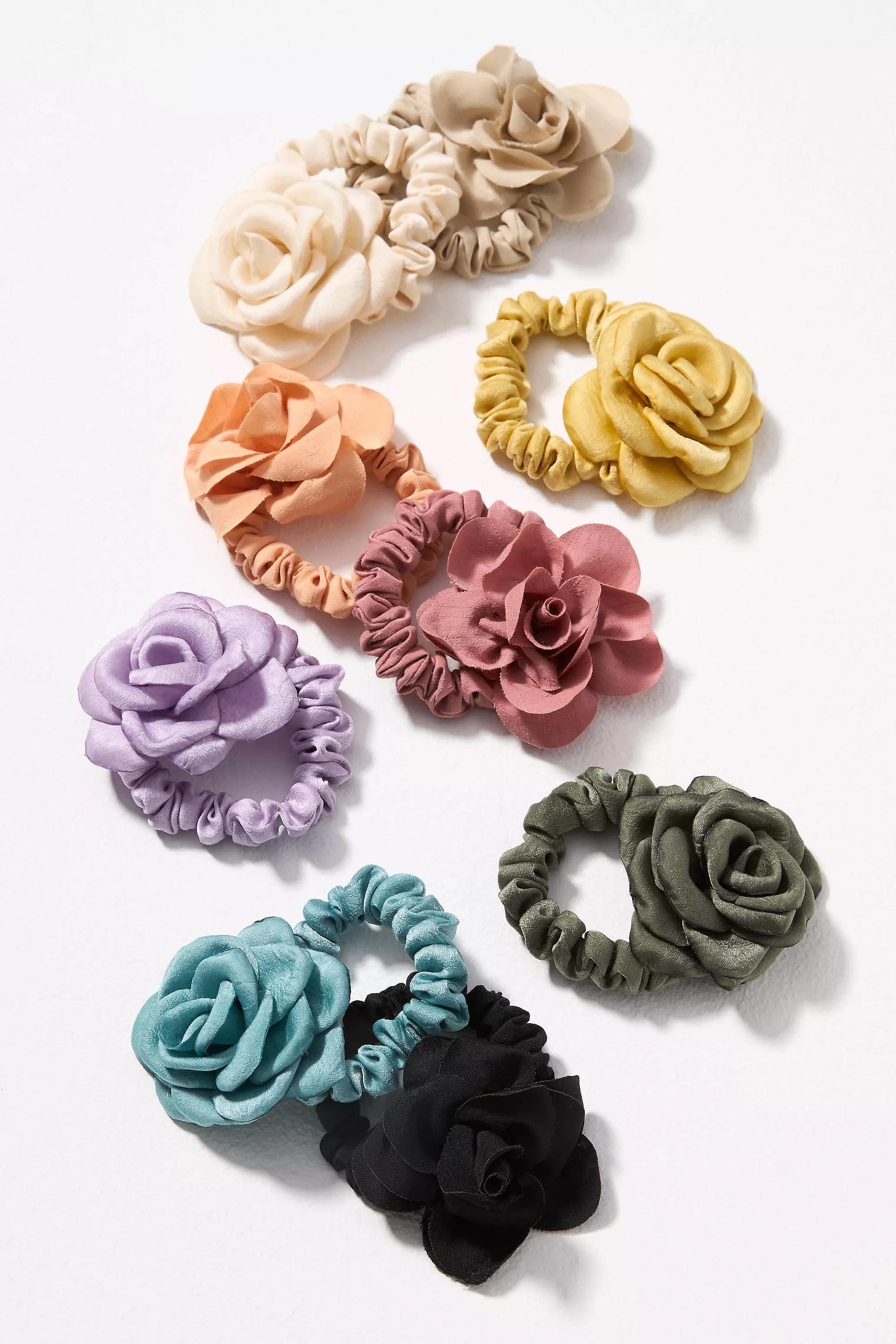 Anthropologie Set Of 3 Hair Accessory, Green, A501_0038, large image number 1