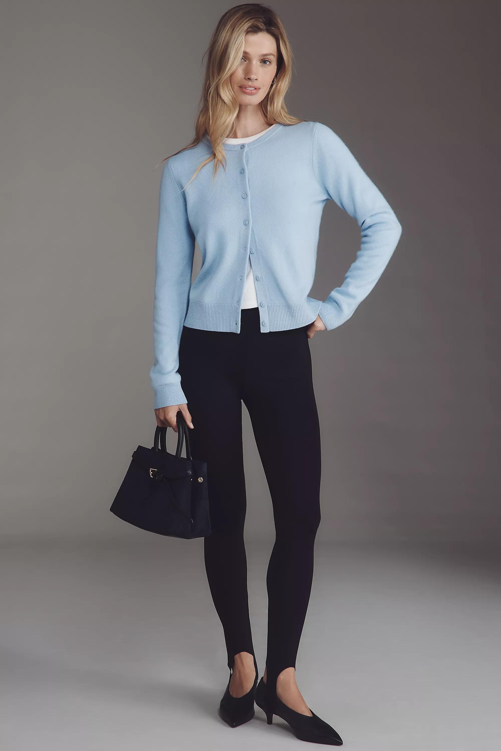The Juliet Cashmere Crew-Neck Cardigan, , large image number 4