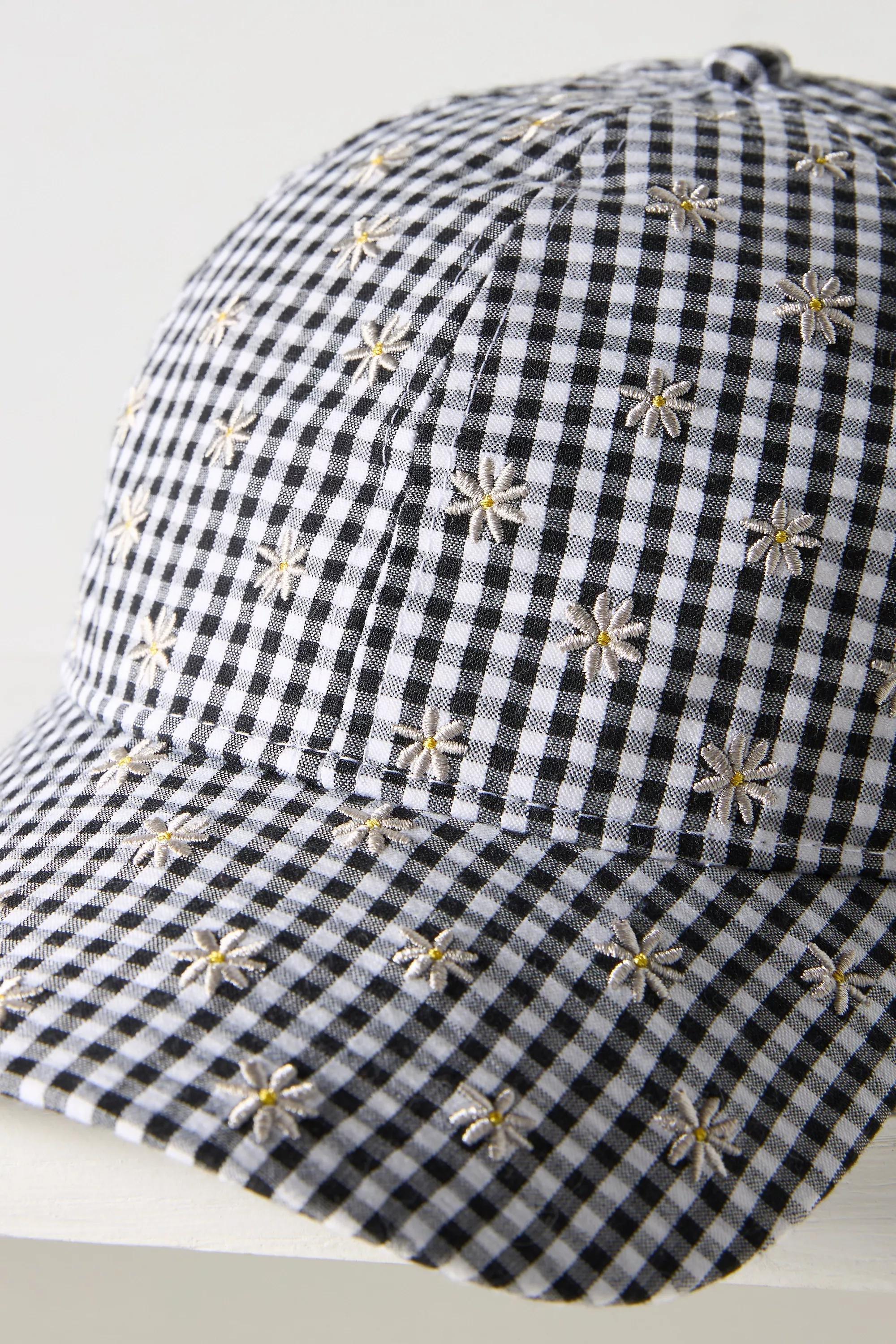 Coney Island Picnic Seersucker Icon Baseball Cap, Black, A501_0001, large image number 2