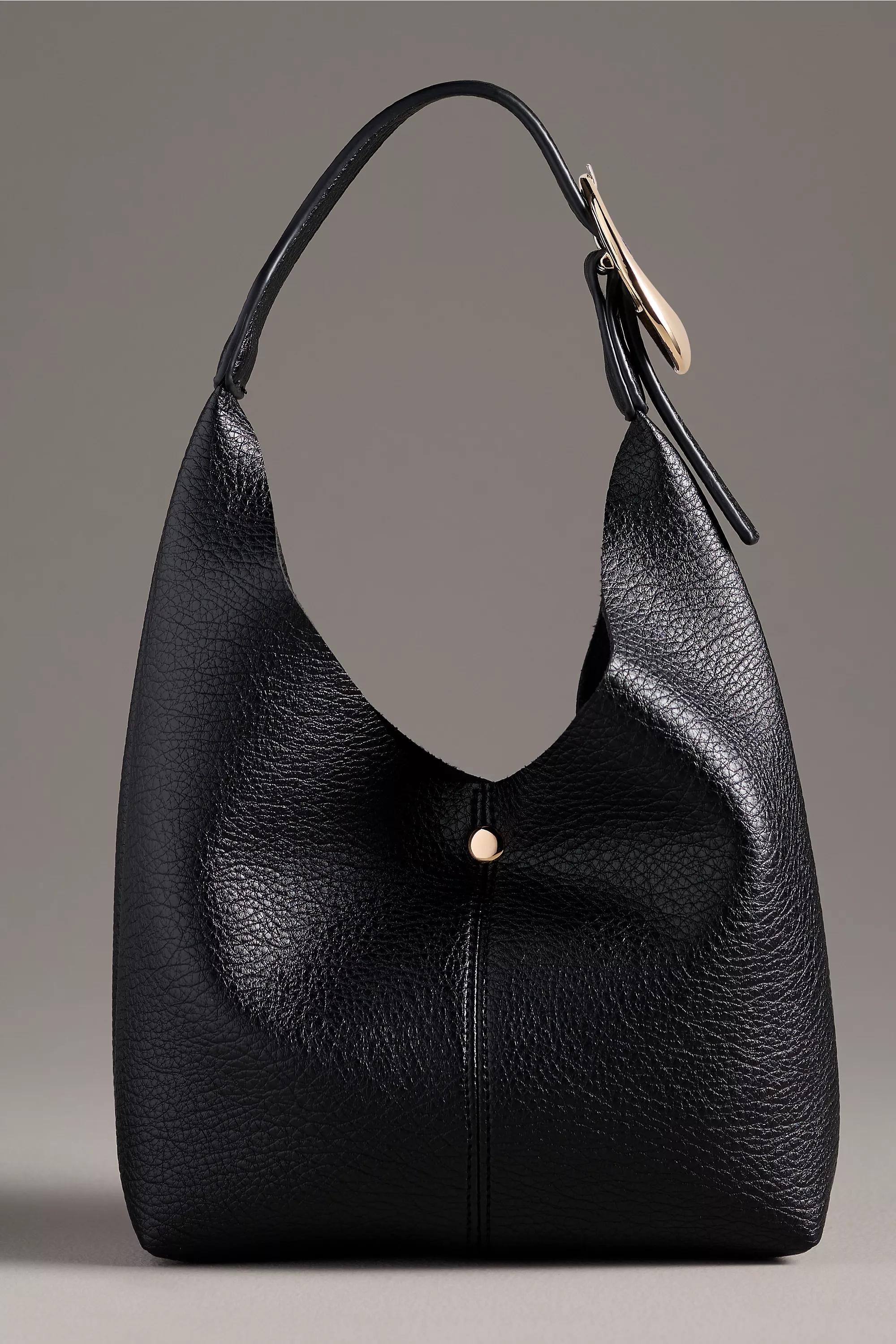 The Love Knot Slouchy Bag, Black, A501_0001, medium