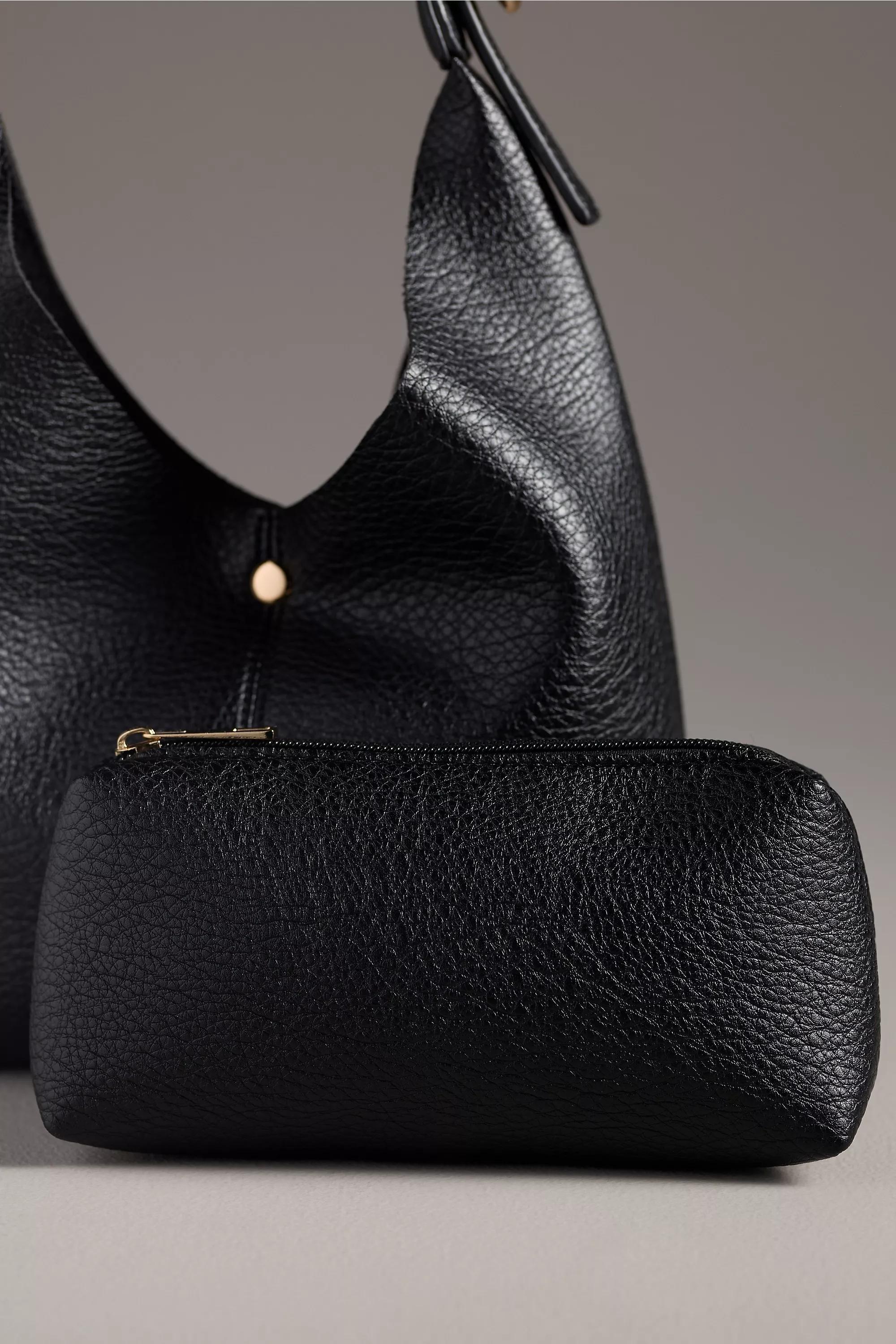 The Love Knot Slouchy Bag, Black, A501_0001, large image number 2