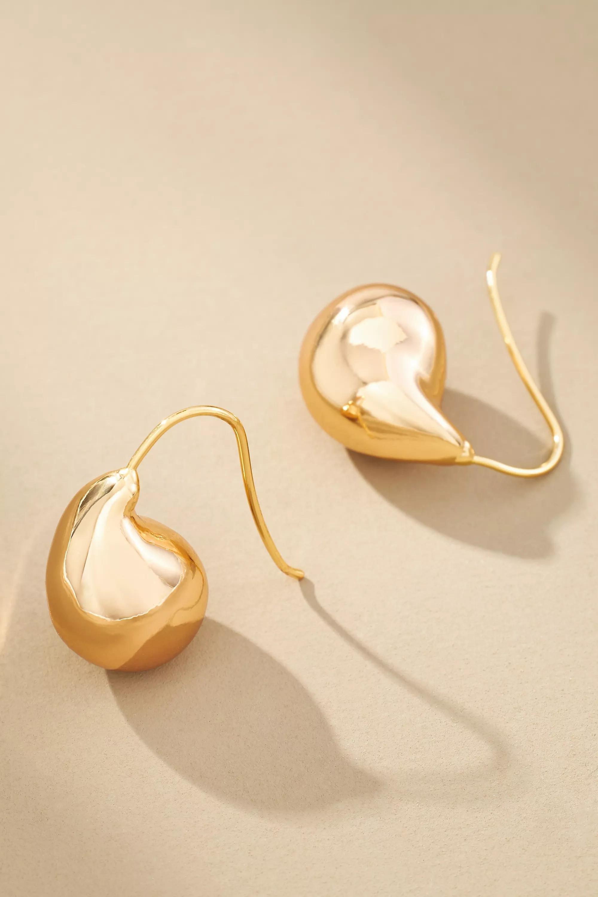 Gold The Petra Threader Earrings, A501_0070, large image number 0