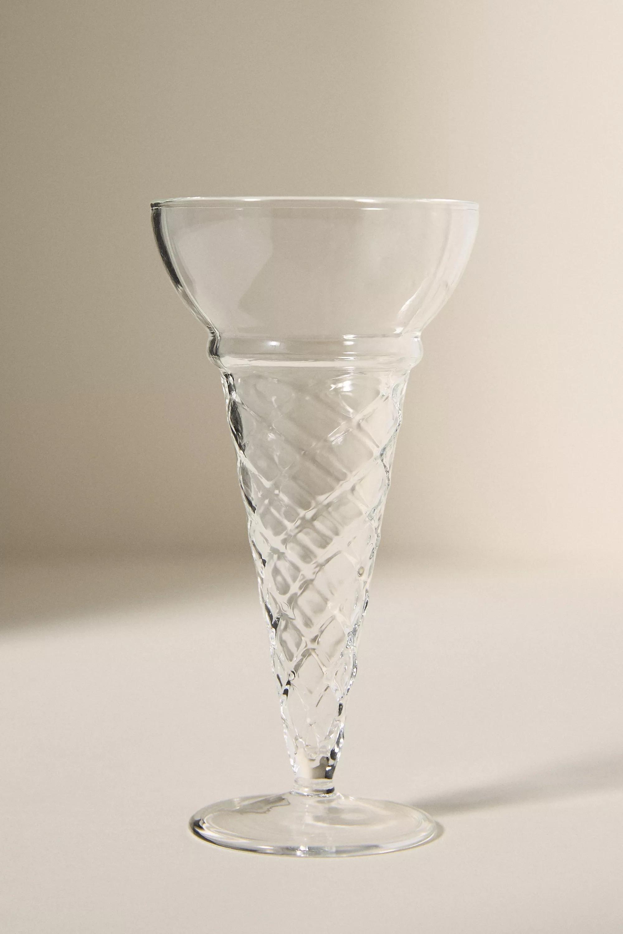 Ice Cream Sundae Flute Glass, Clear, A501_0100, large image number 1