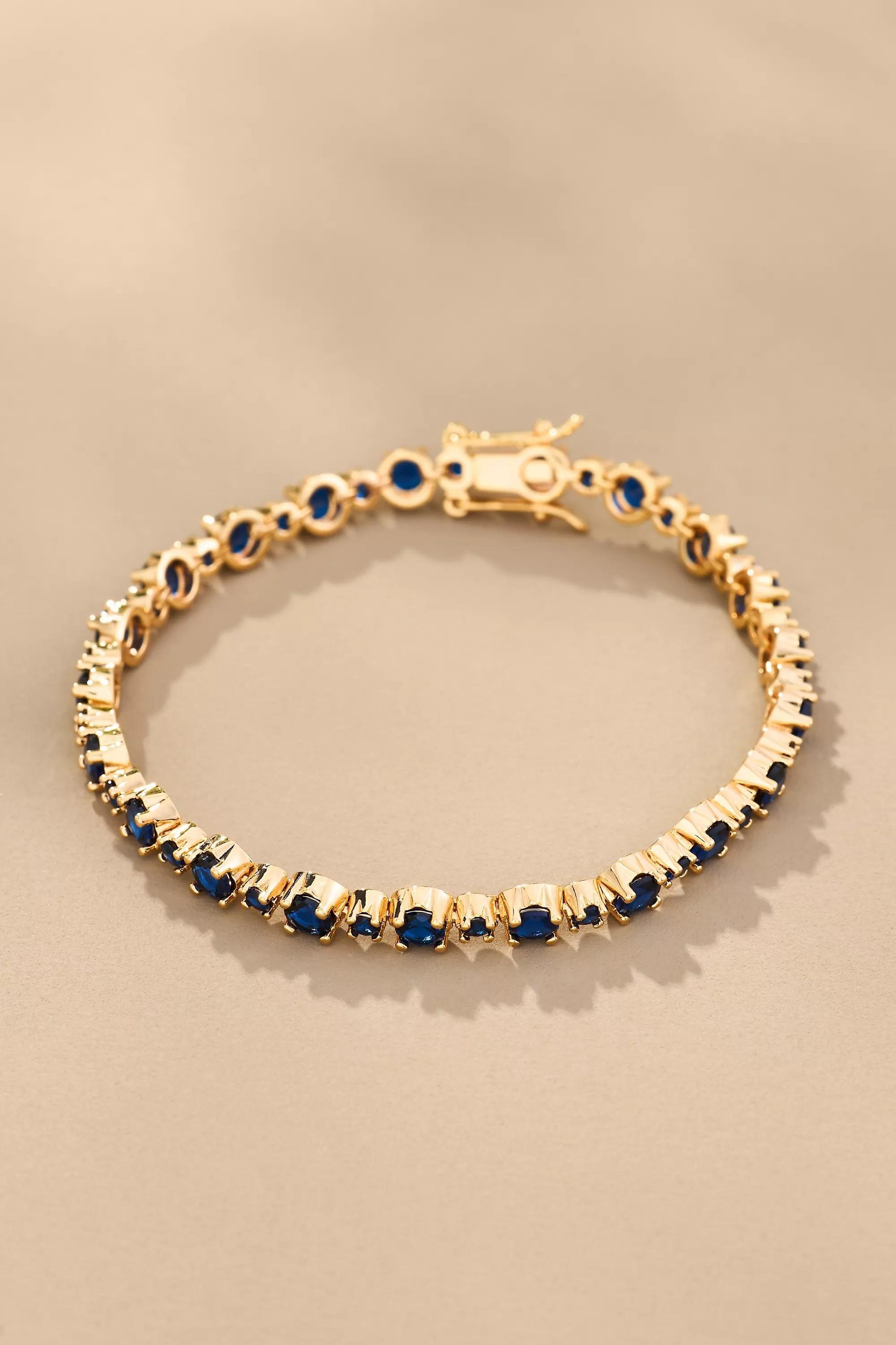 BLUE Gemstone Tennis Bracelet, , medium