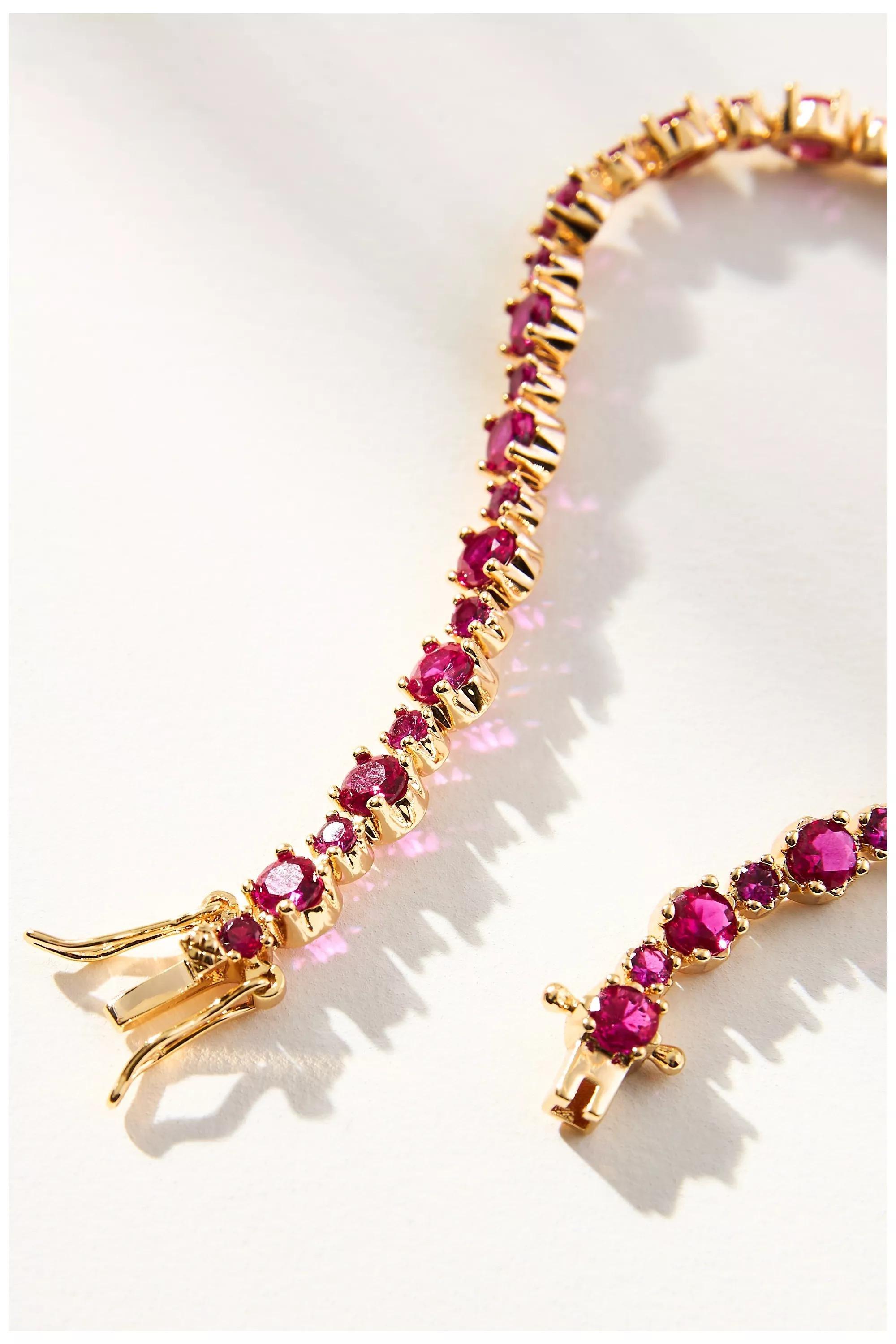 Gemstone Tennis Bracelet, A501_0066, large image number 2