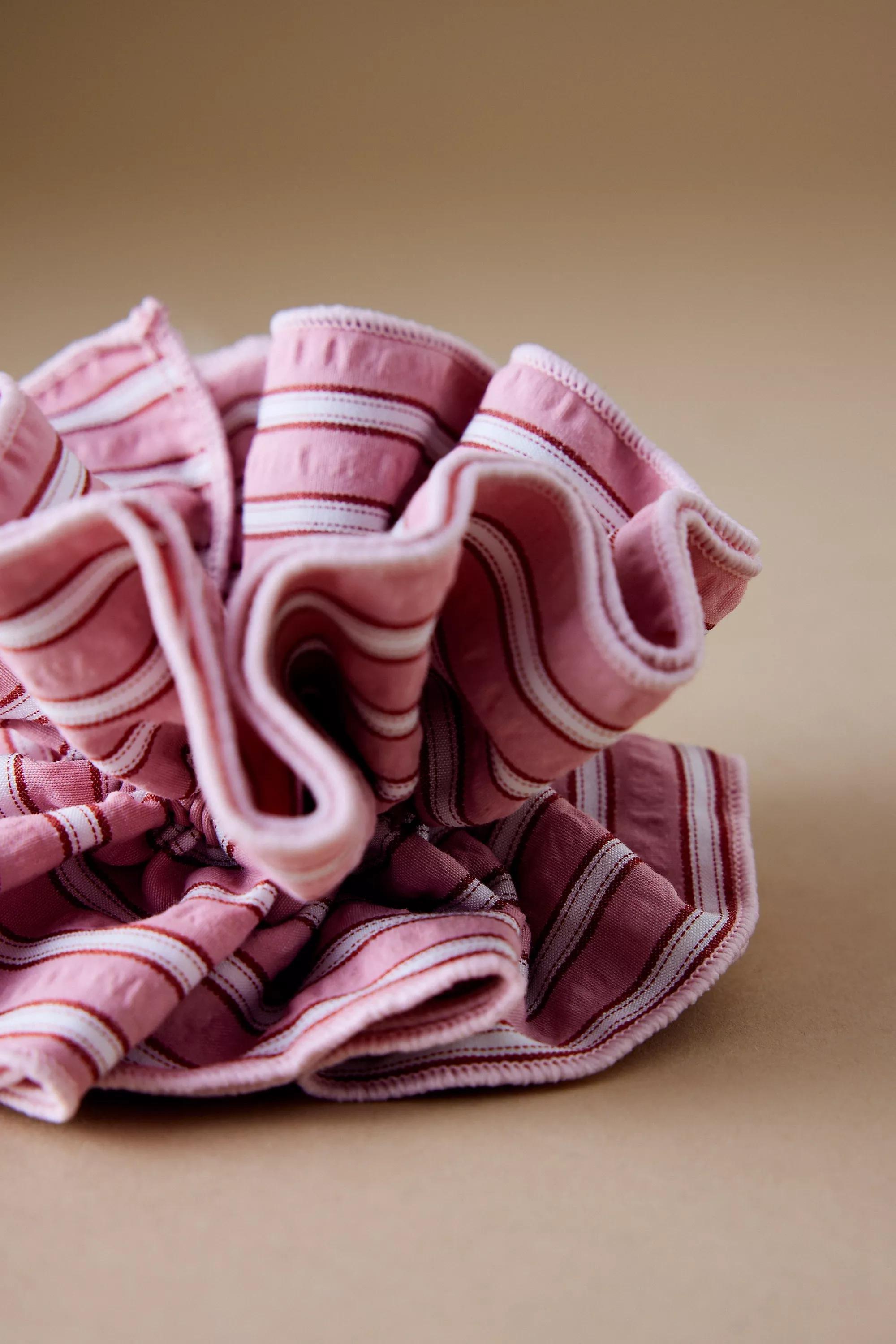 Anthropologie Scrunchie, Burgundy, A501_0259, large image number 3