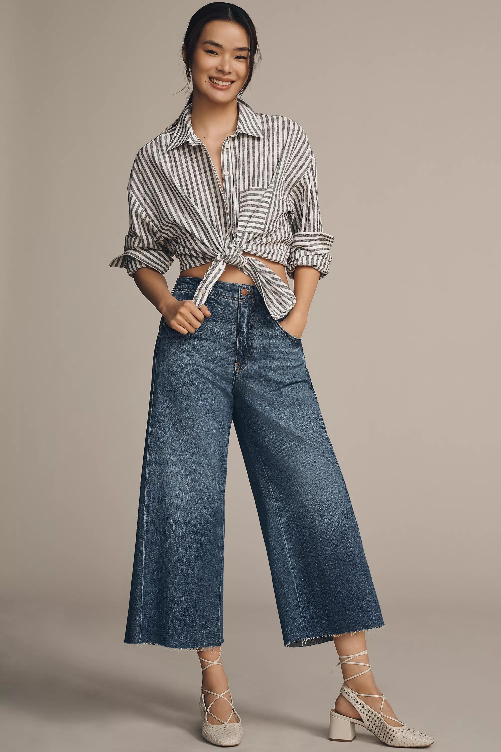 Anthropologie Cropped Denim Jeans, , large image number 0