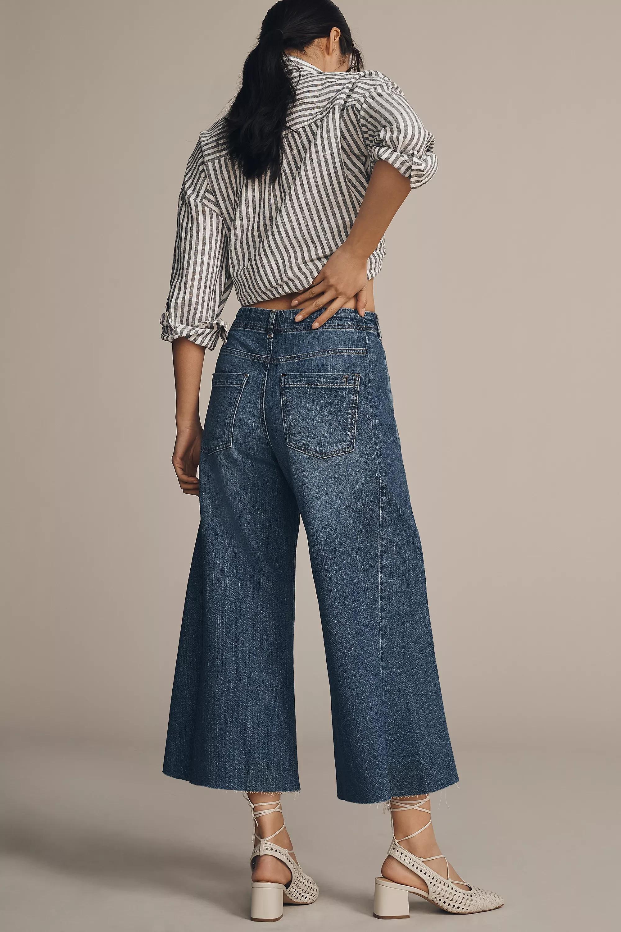 Anthropologie Cropped Denim Jeans, , large image number 1