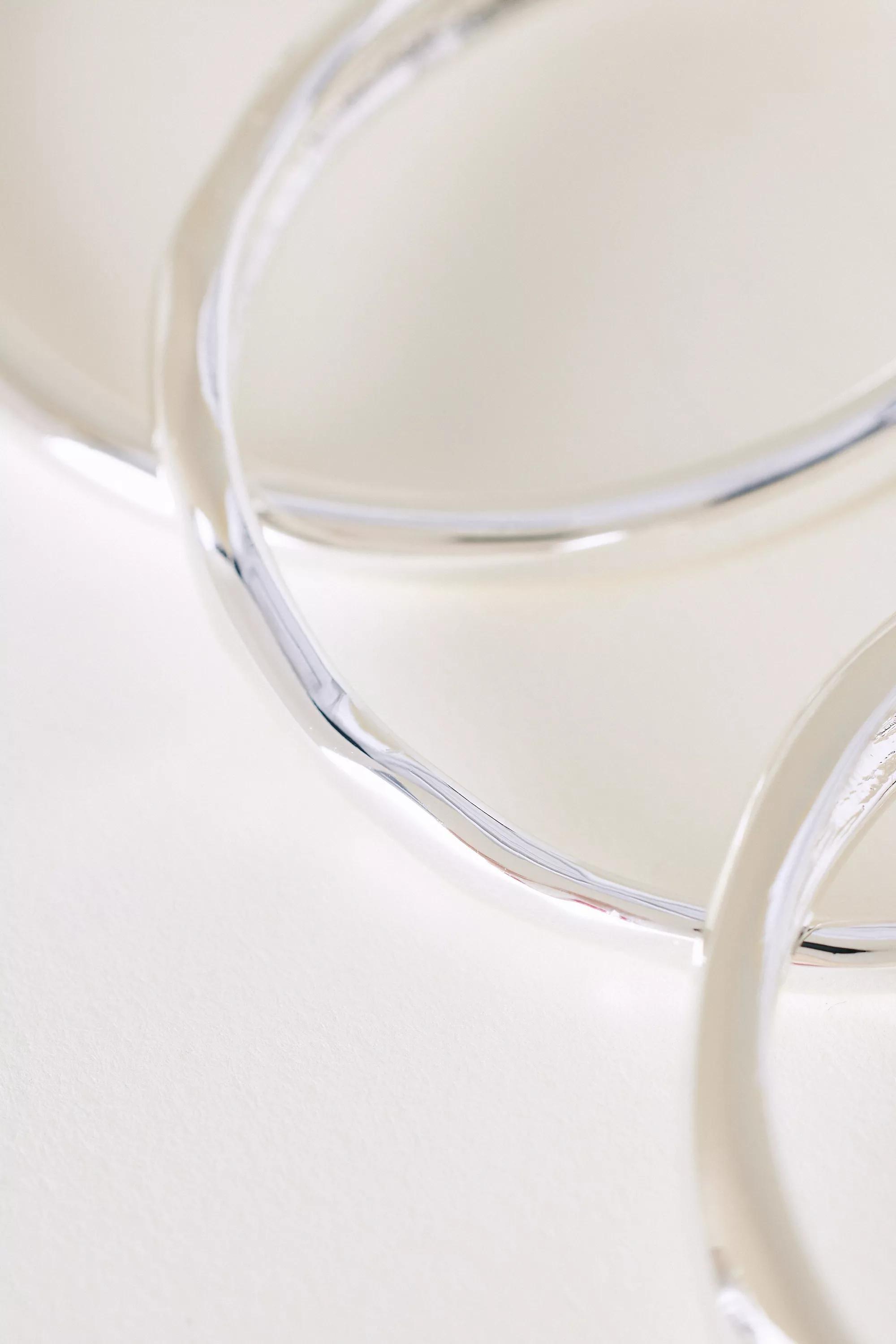 Anthropologie Set Of 3 Bracelet, Silver, A501_0007, large image number 1