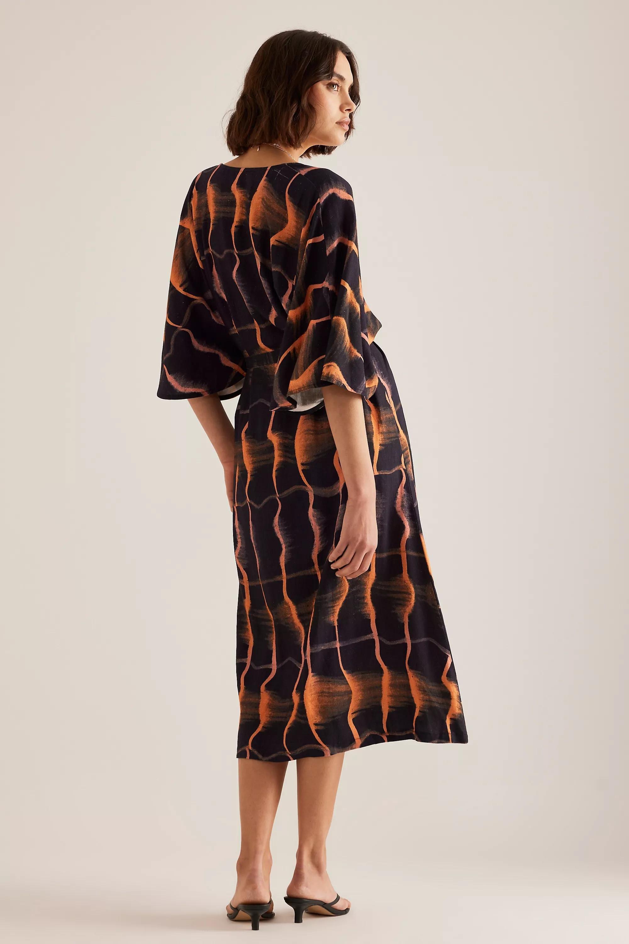 Anthropologie Paisley Shine Kimono, A501_0001, large image number 3