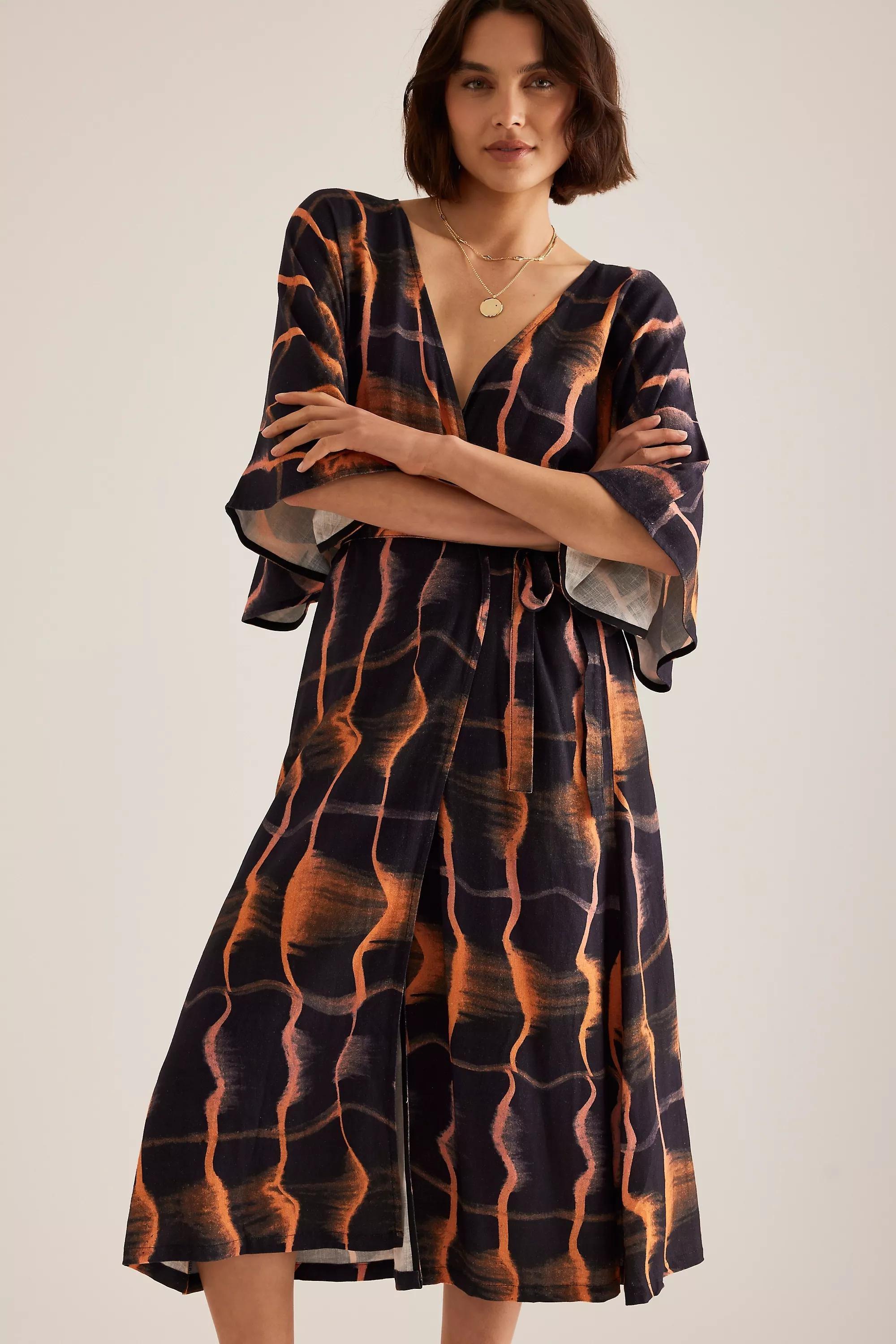 Anthropologie Paisley Shine Kimono, A501_0001, large image number 5