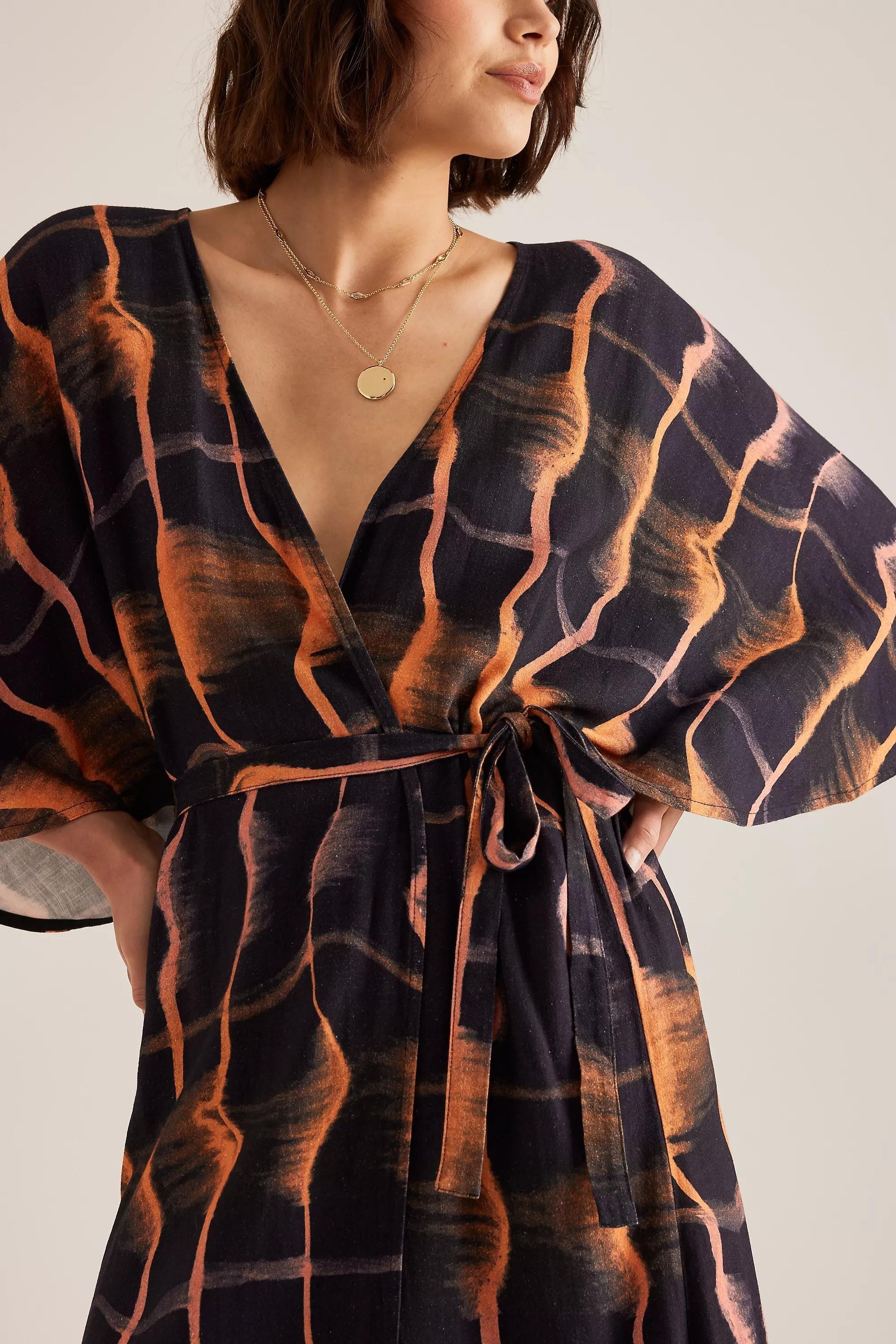 Anthropologie Paisley Shine Kimono, A501_0001, large image number 6