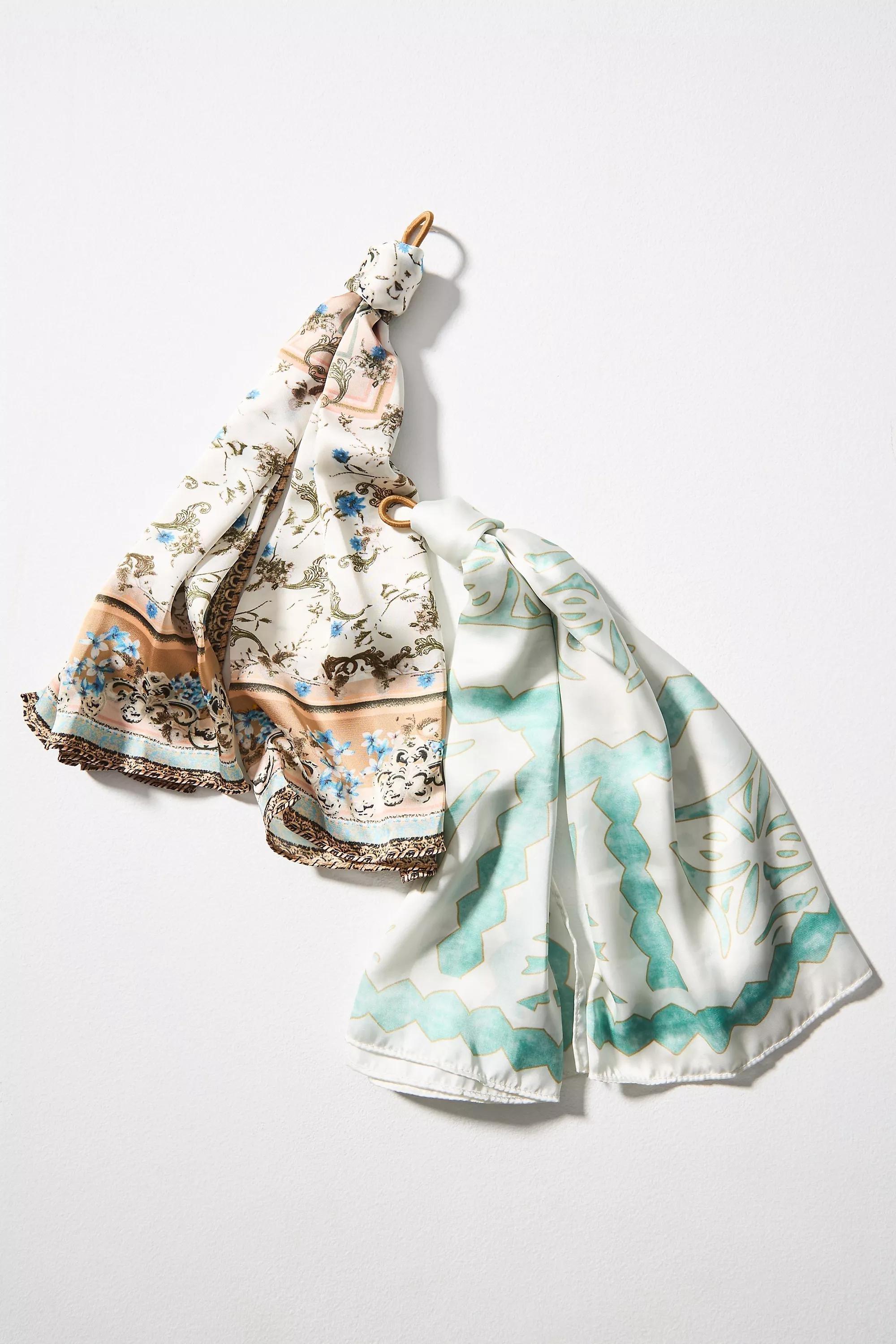Wallpaper Floral Hair Scarves, Multicolour, A501_0011, large image number 0