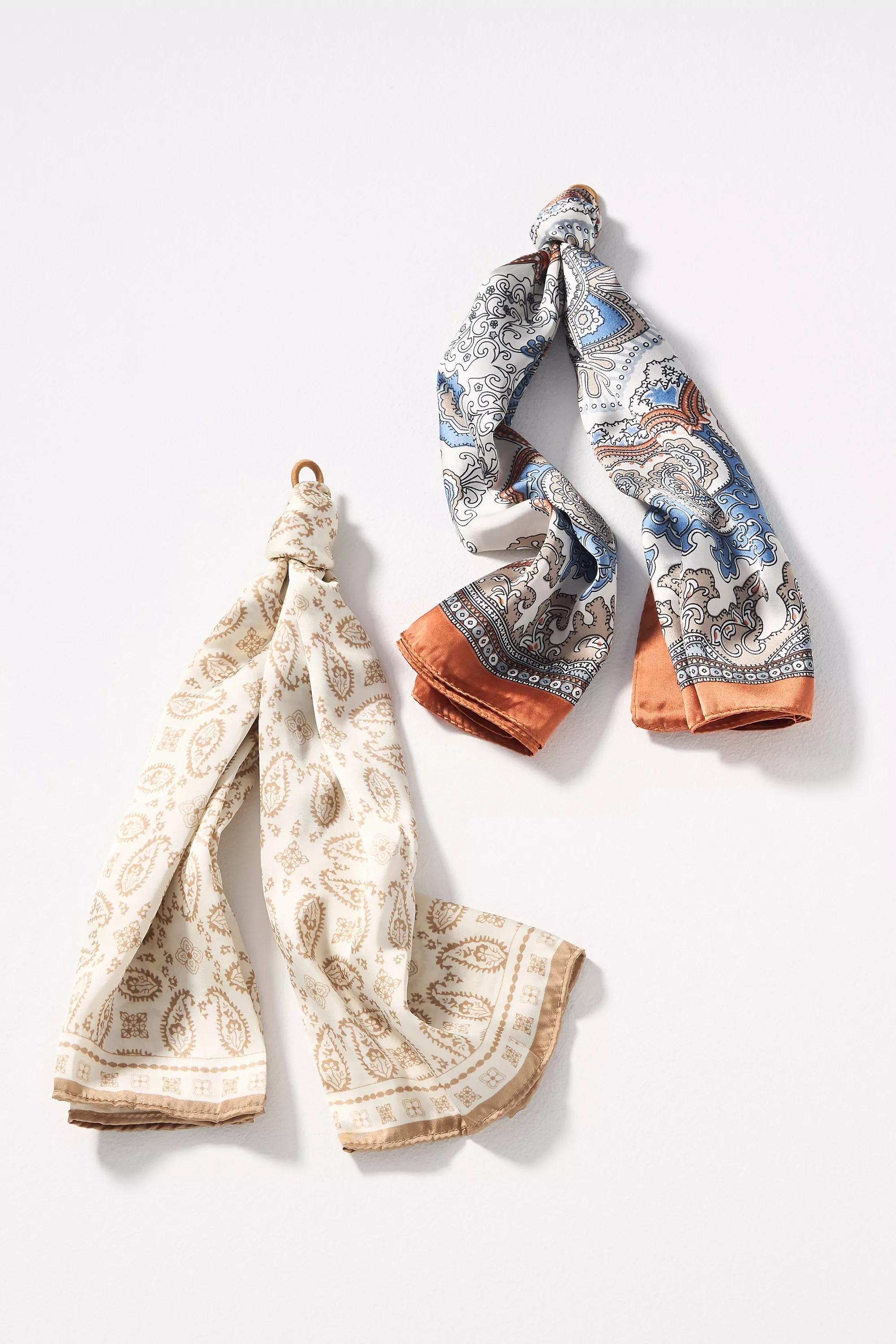 Wallpaper Floral Hair Scarves, Multicolour, A501_0080, large image number 0