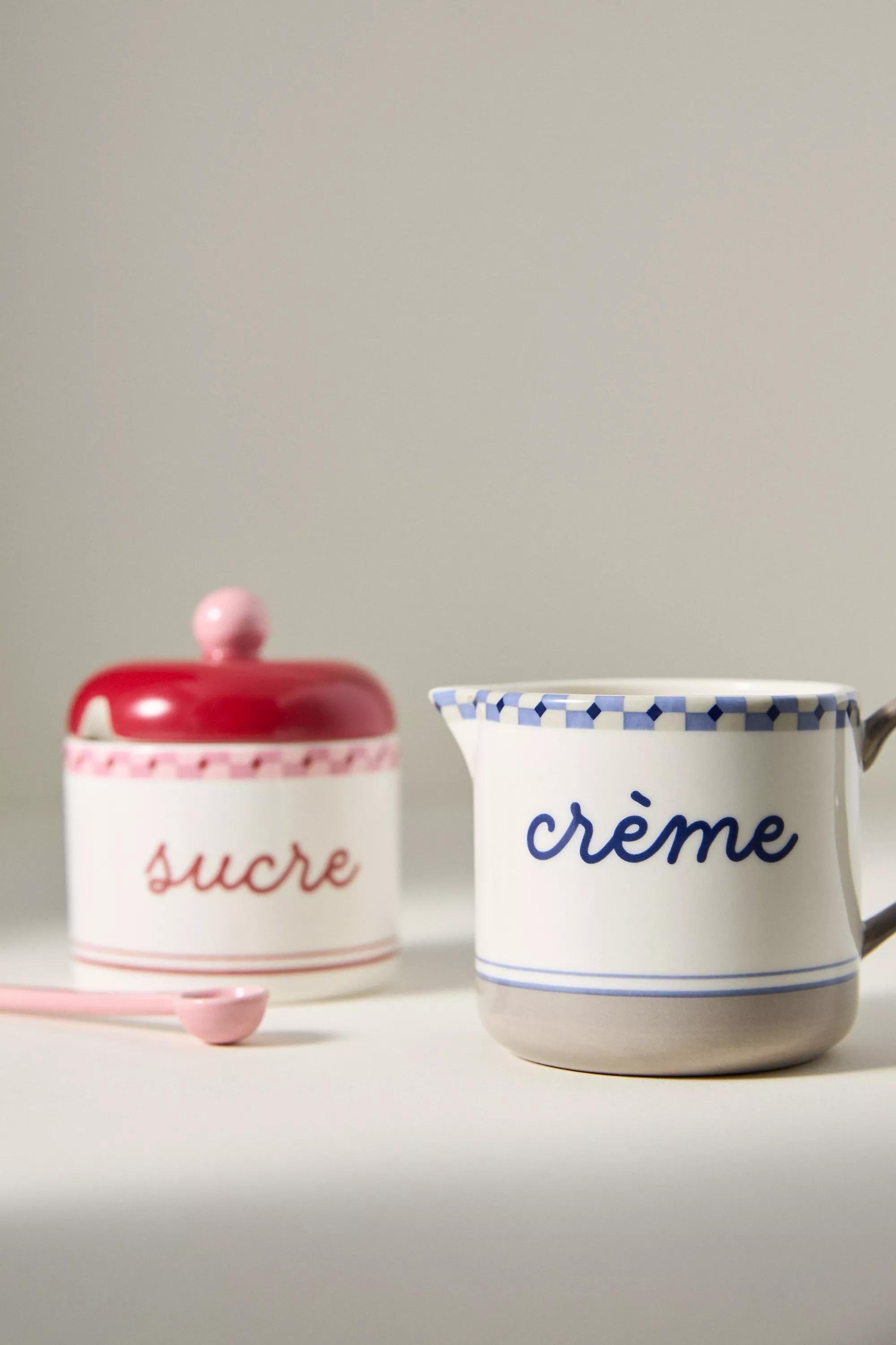LAVENDER Cafأ© Violette Handpainted Stoneware Sugar Bowl, A501_0053, large image number 2
