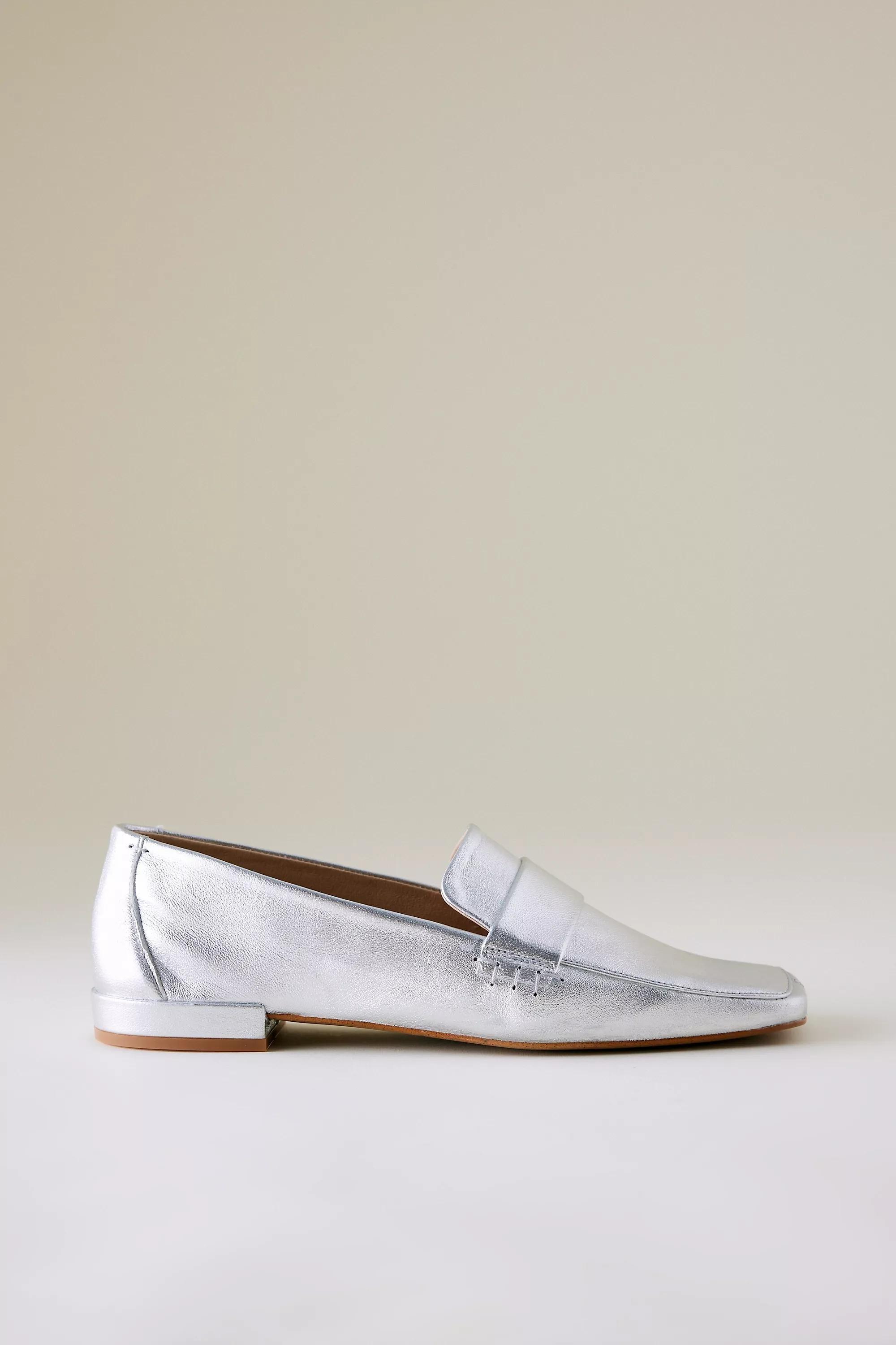 Intentionally Blank Pinky Loafers, Silver, , large image number 0