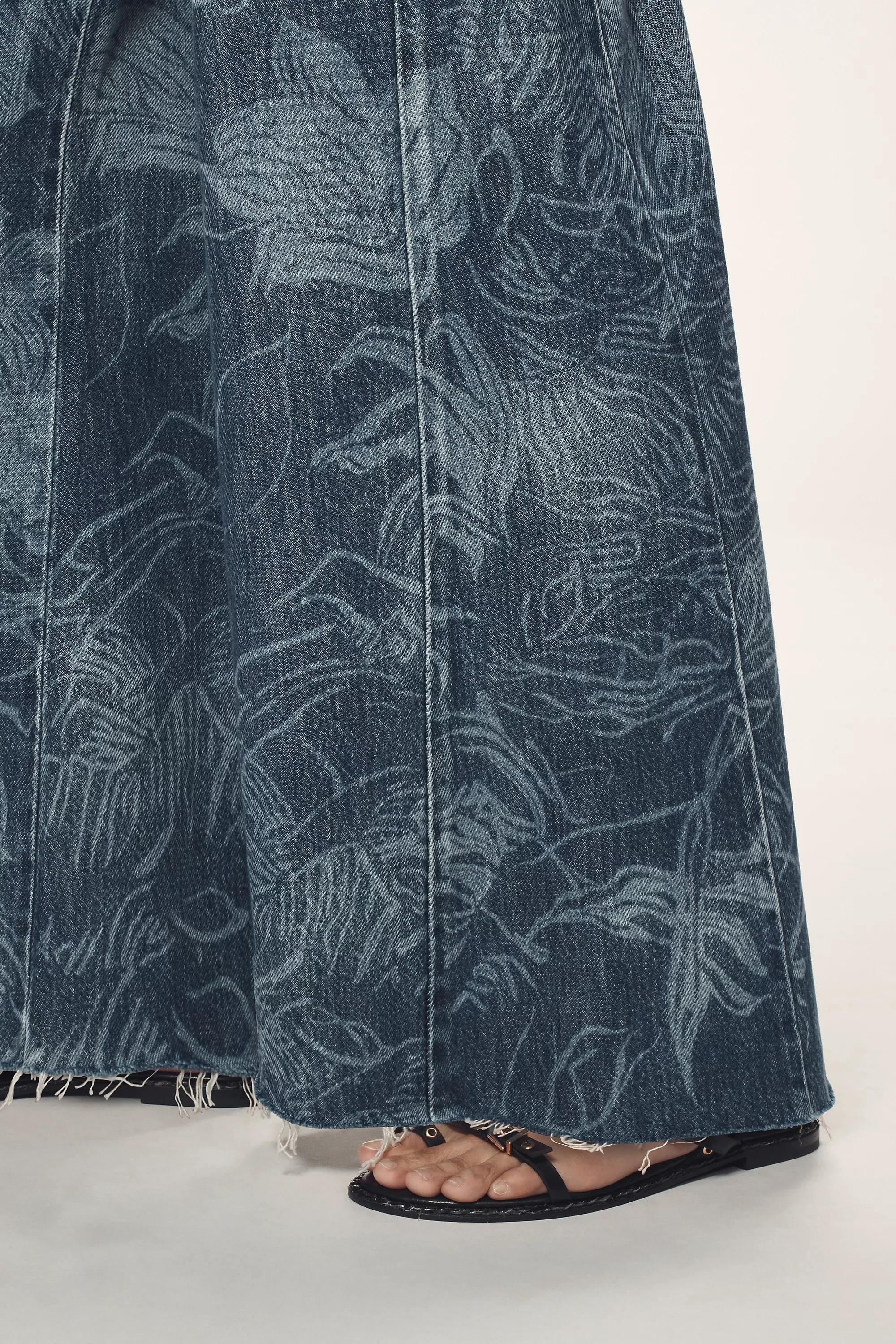 Anthropologie Jeans Floral Dark Wash, A501_0093, large image number 4