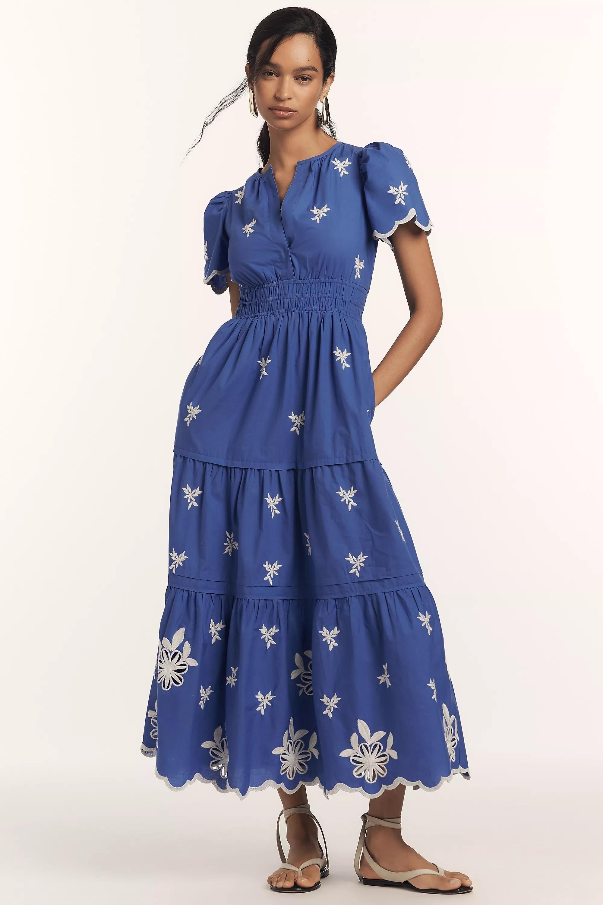 The Somerset Maxi Dress, Blue, , large image number 0