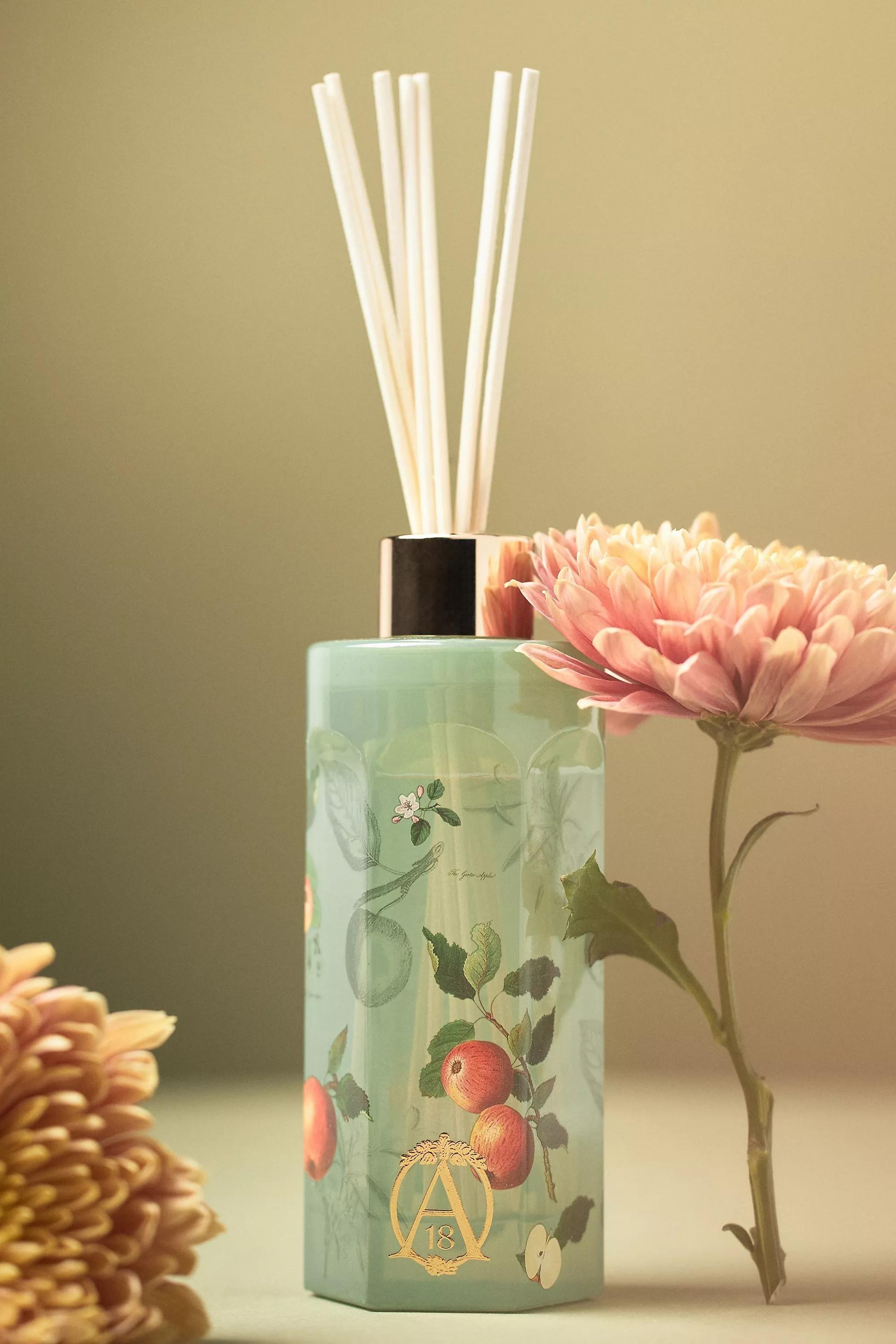Apothecary 18 Spice Orchard Woods Reed Diffuser, Green, , medium