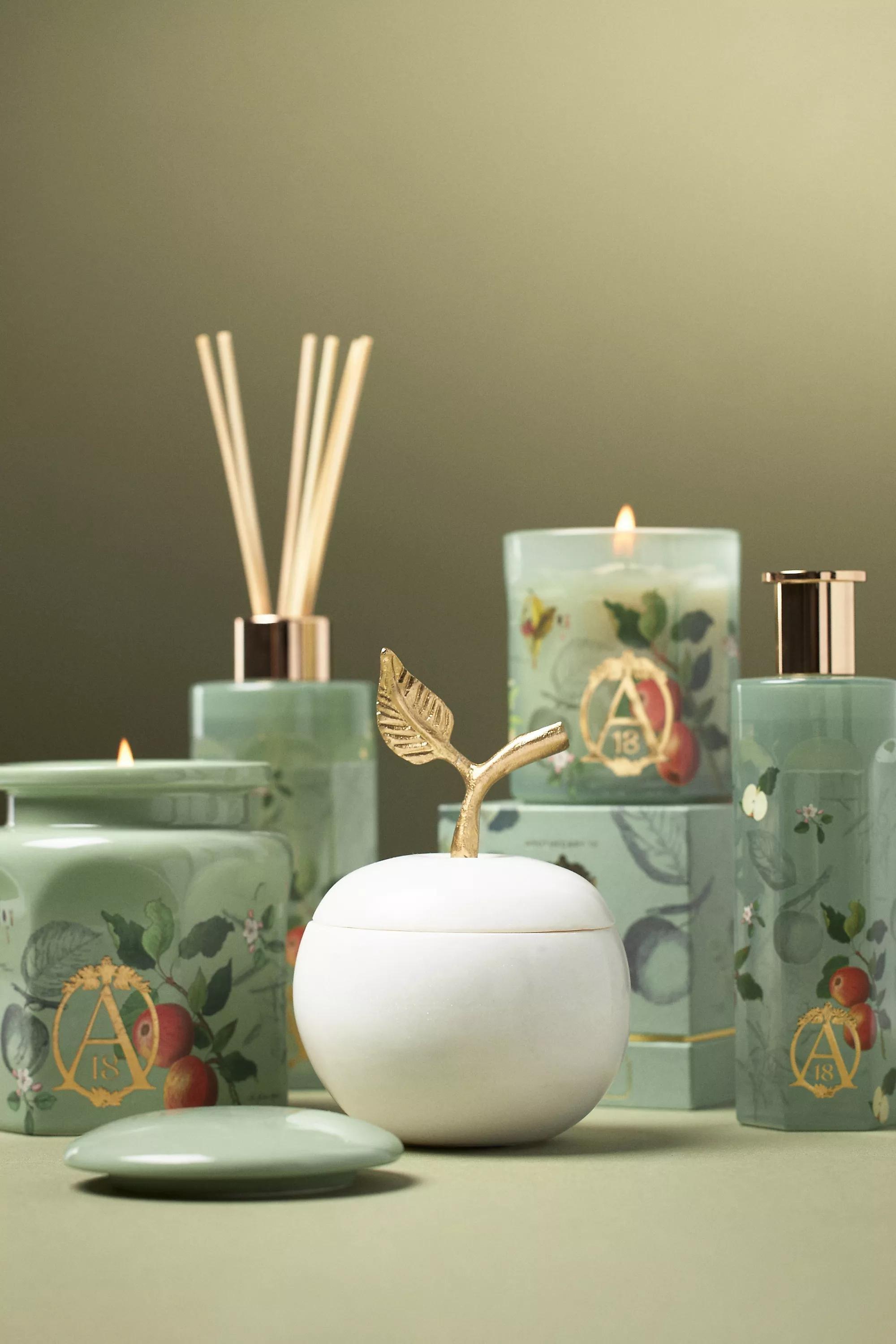 Apothecary 18 Spice Orchard Woods Reed Diffuser, Green, A501_0030, large image number 1
